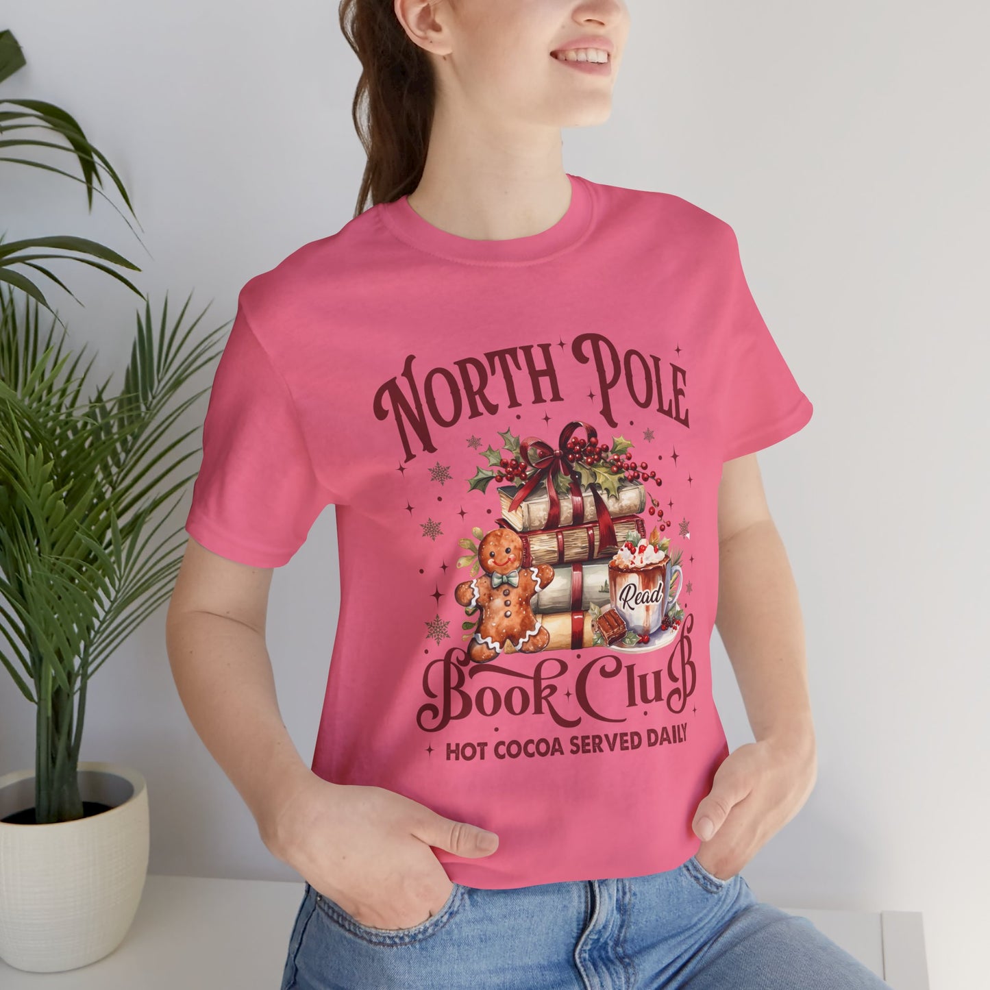 North Pole Book Club Unisex Jersey Short Sleeve Tee - sizes S - 3X