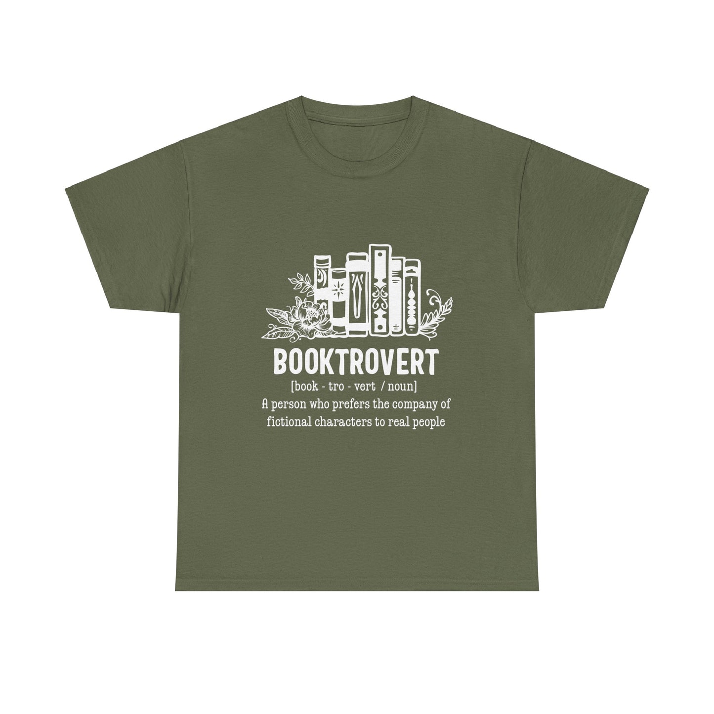 Booktrovert Definition Unisex Heavy Cotton Tee