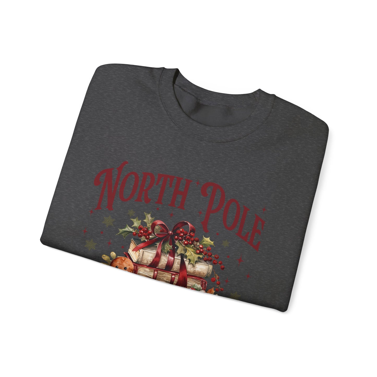 North Pole Book Club Unisex Heavy Blend™ Crewneck Sweatshirt - size S - 5X