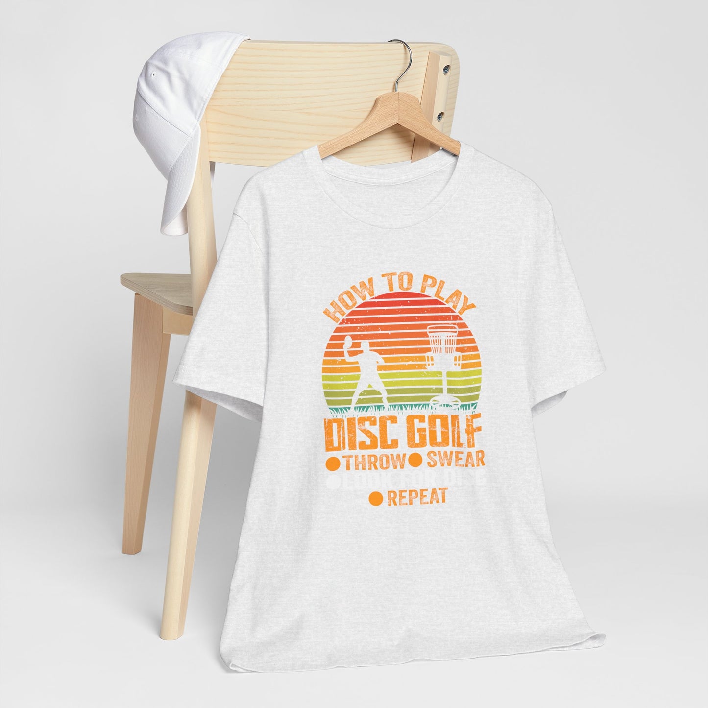 How to Disc Golf Unisex Jersey Short Sleeve Tee - sizes S - 3X