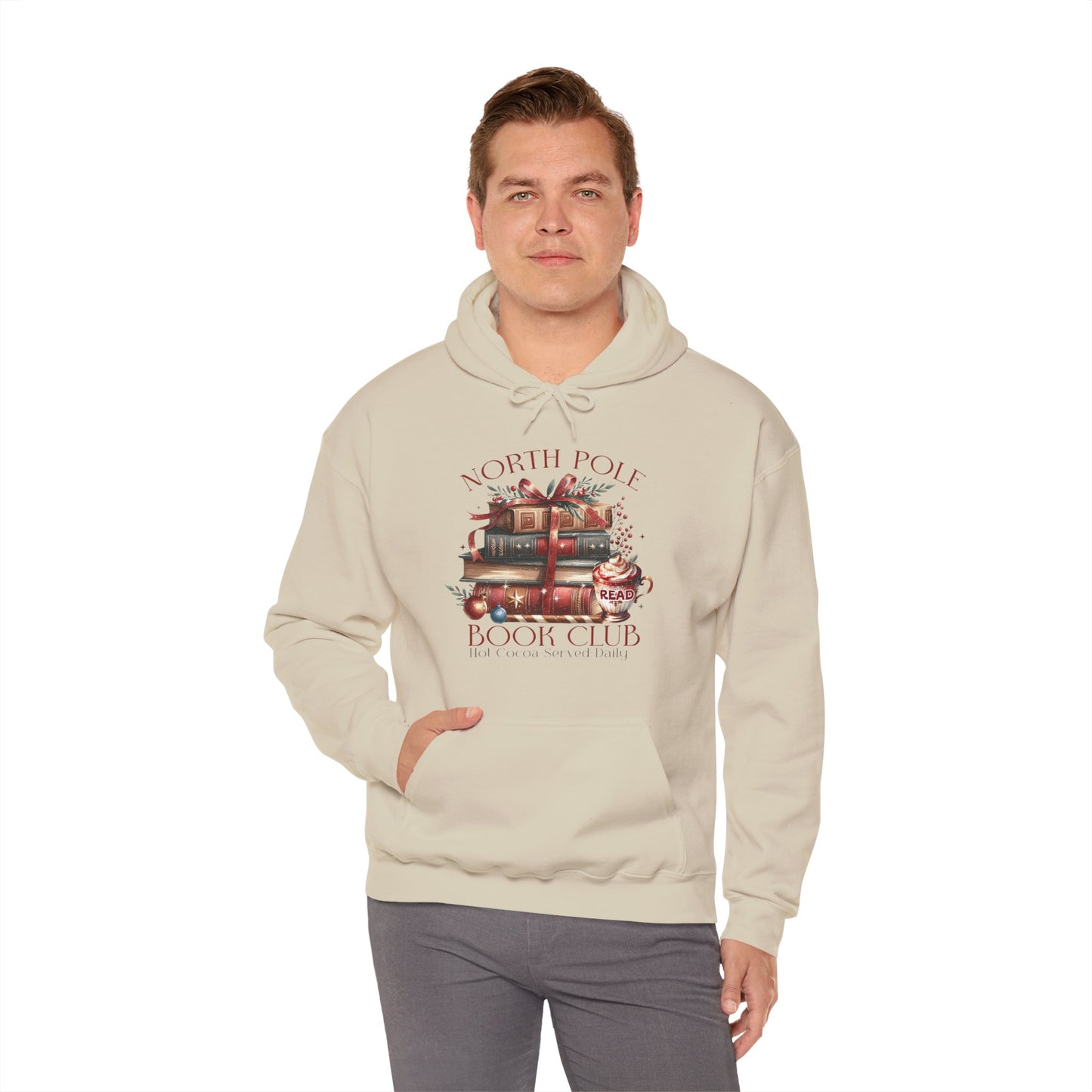 North Pole Book Club Unisex Heavy Blend™ Hooded Sweatshirt - size S - 3X