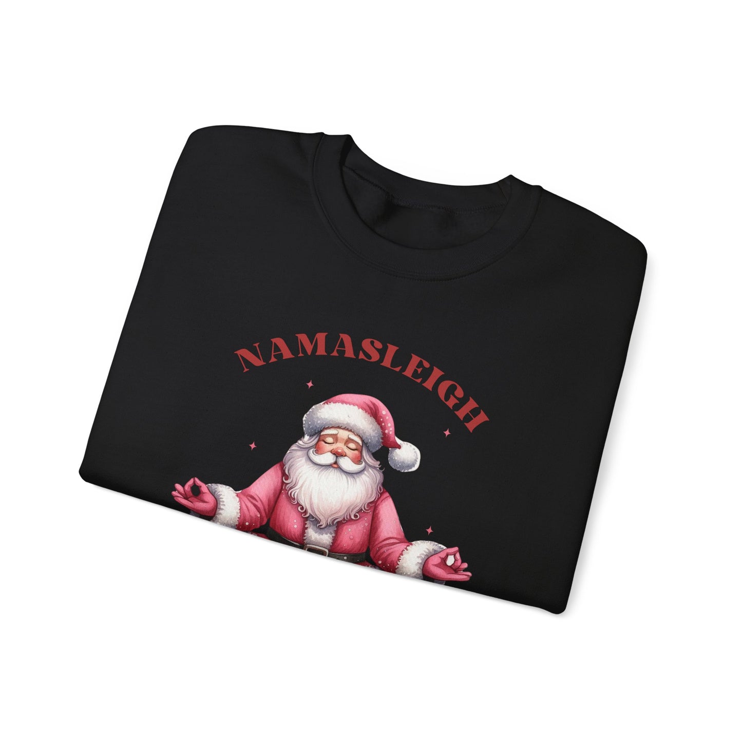 Namasleigh Santa Unisex Heavy Blend Crewneck Sweatshirt - Sizes S - 5X