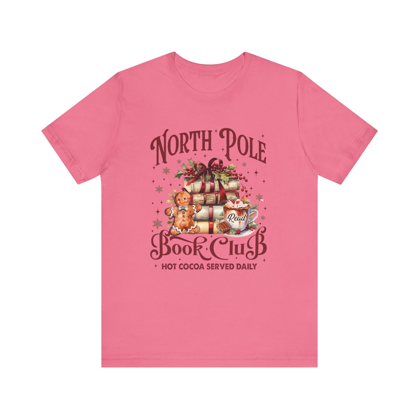 North Pole Book Club Unisex Jersey Short Sleeve Tee - sizes S - 3X