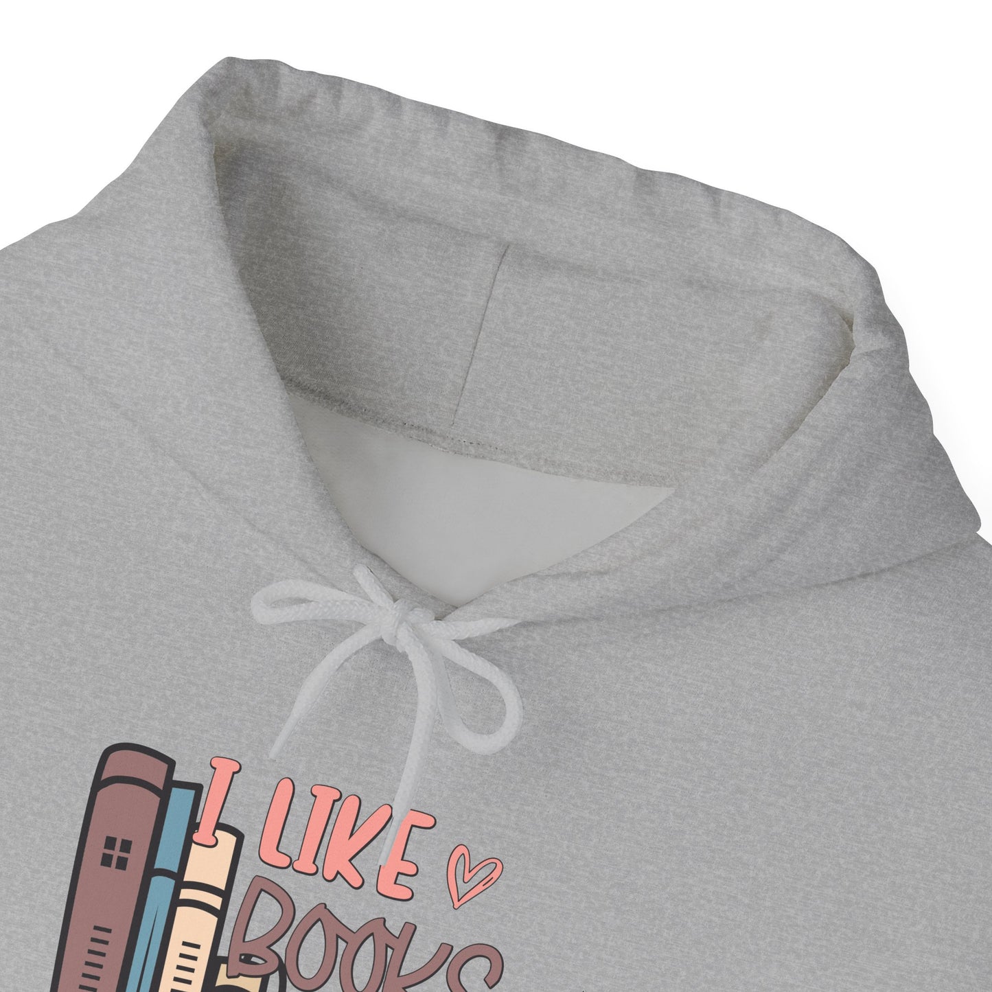 I like books more than people Unisex Heavy Blend™ Hooded Sweatshirt - sizes S - 3X