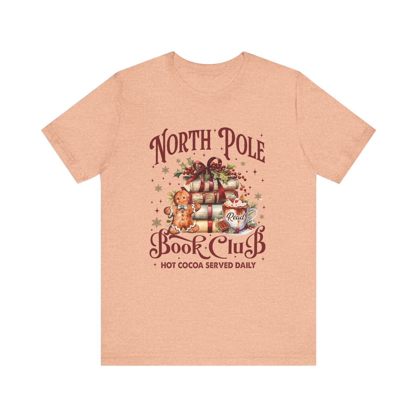 North Pole Book Club Unisex Jersey Short Sleeve Tee - sizes S - 3X