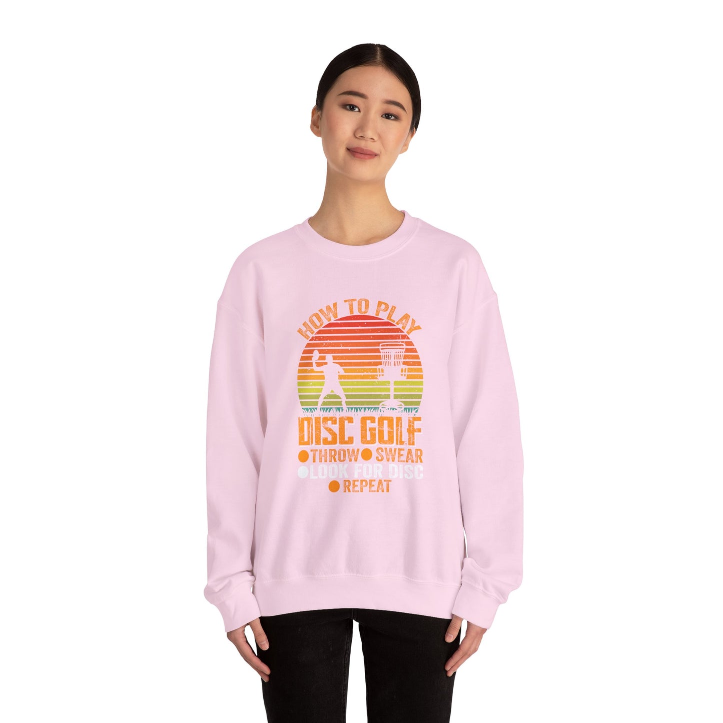 How to Disc Golf Unisex Heavy Blend™ Crewneck Sweatshirt - size S - 5X