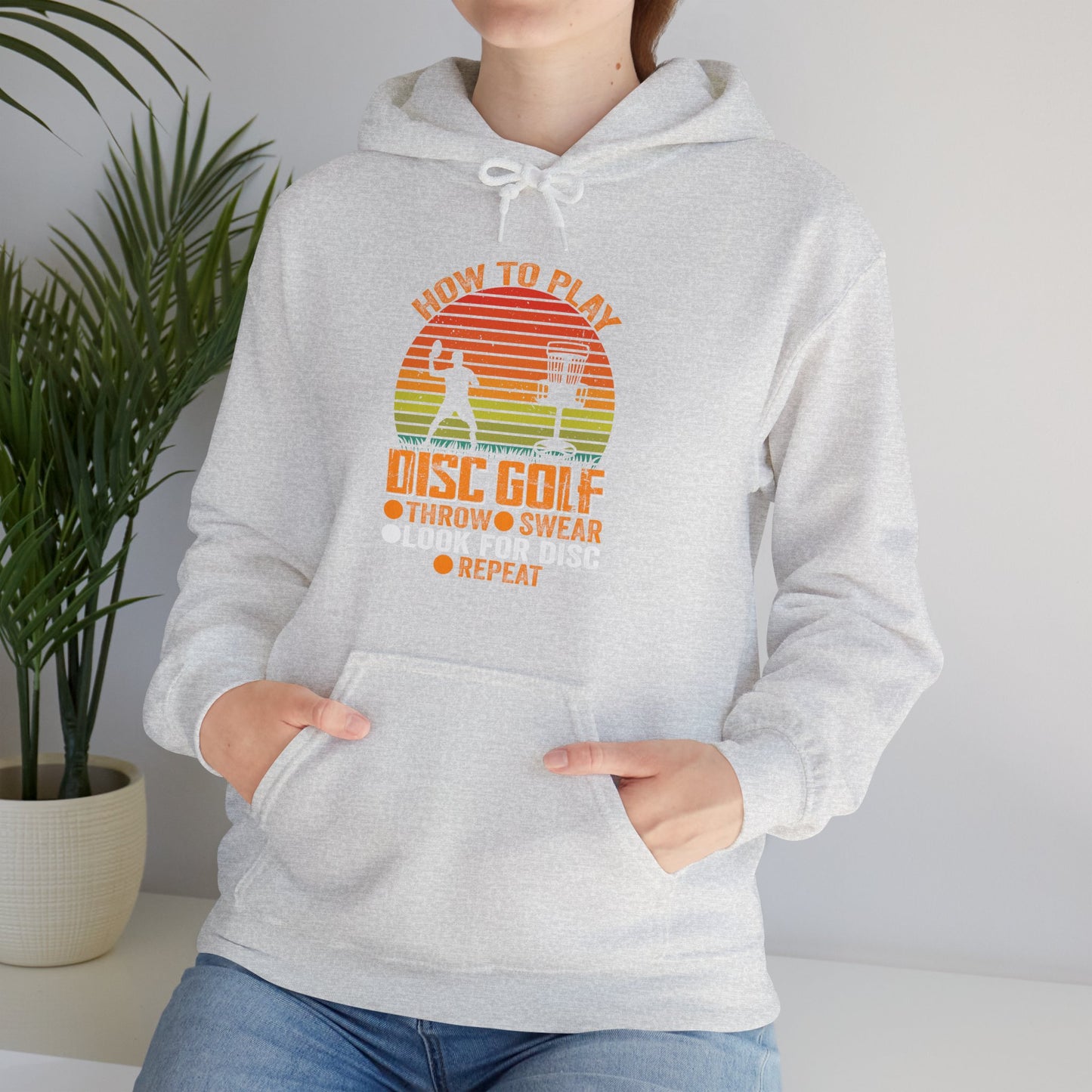 How to Disc Golf Unisex Heavy Blend™ Hooded Sweatshirt - S - 3X