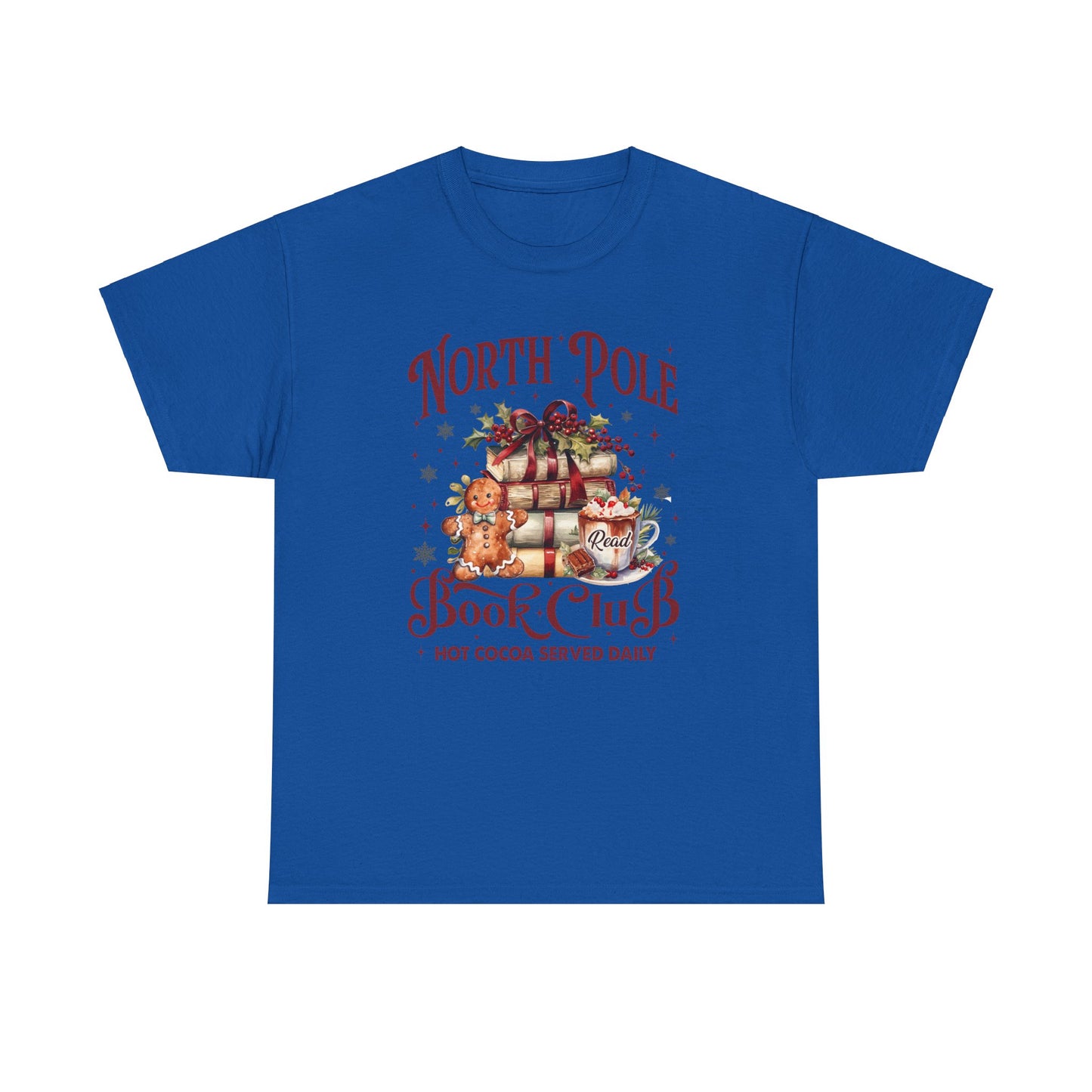 North Pole Book Club Unisex Heavy Cotton Tee - Sizes S - 5X