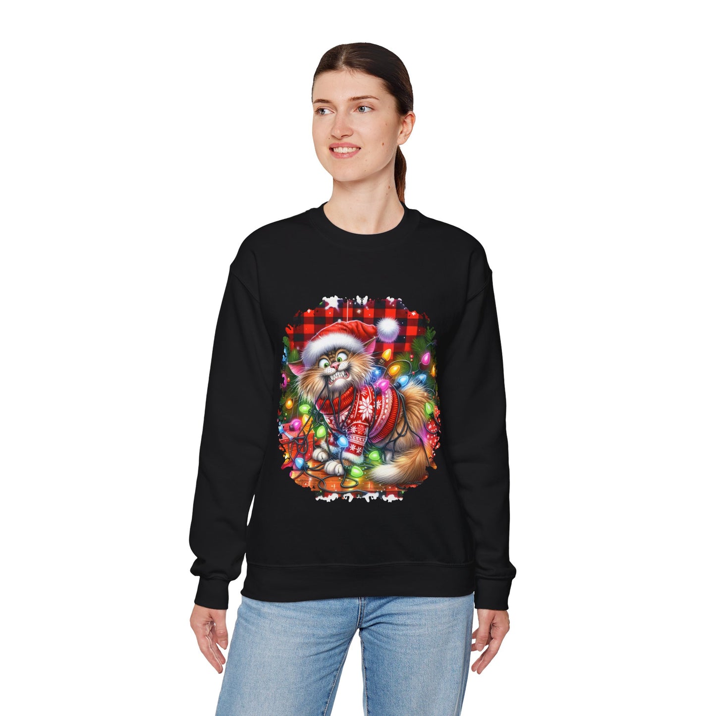 Christmas Cat Unisex Sweatshirt