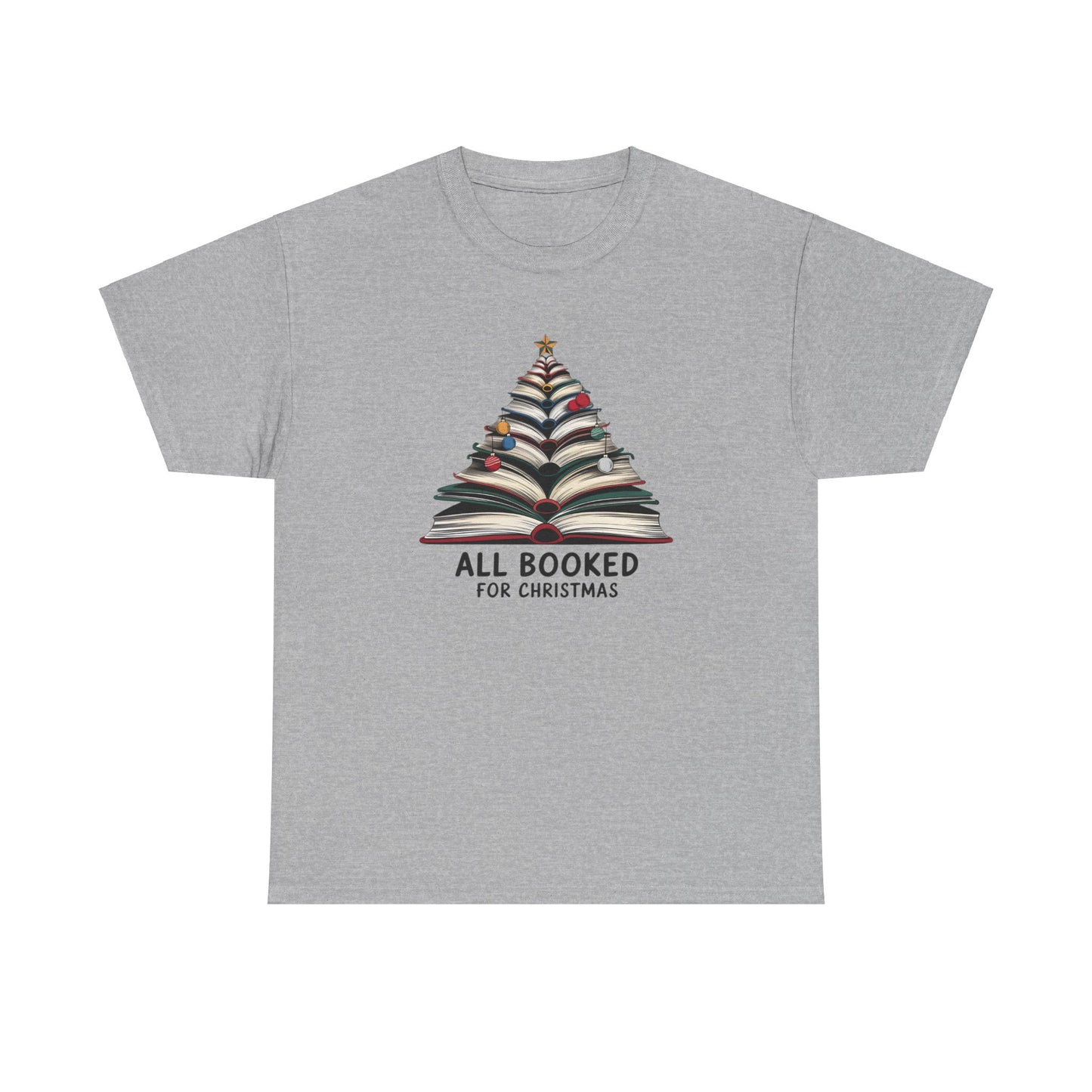 All Booked for Christmas Unisex Heavy Cotton T-shirt - sizes S - 5X