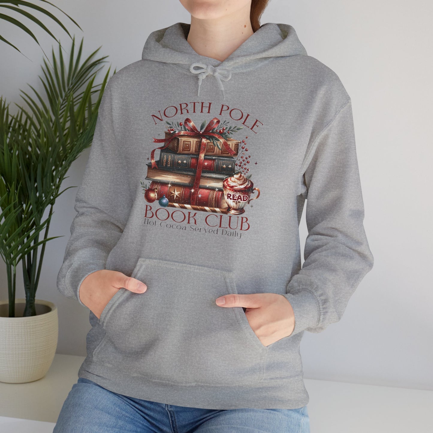 North Pole Book Club Unisex Heavy Blend™ Hooded Sweatshirt - size S - 3X