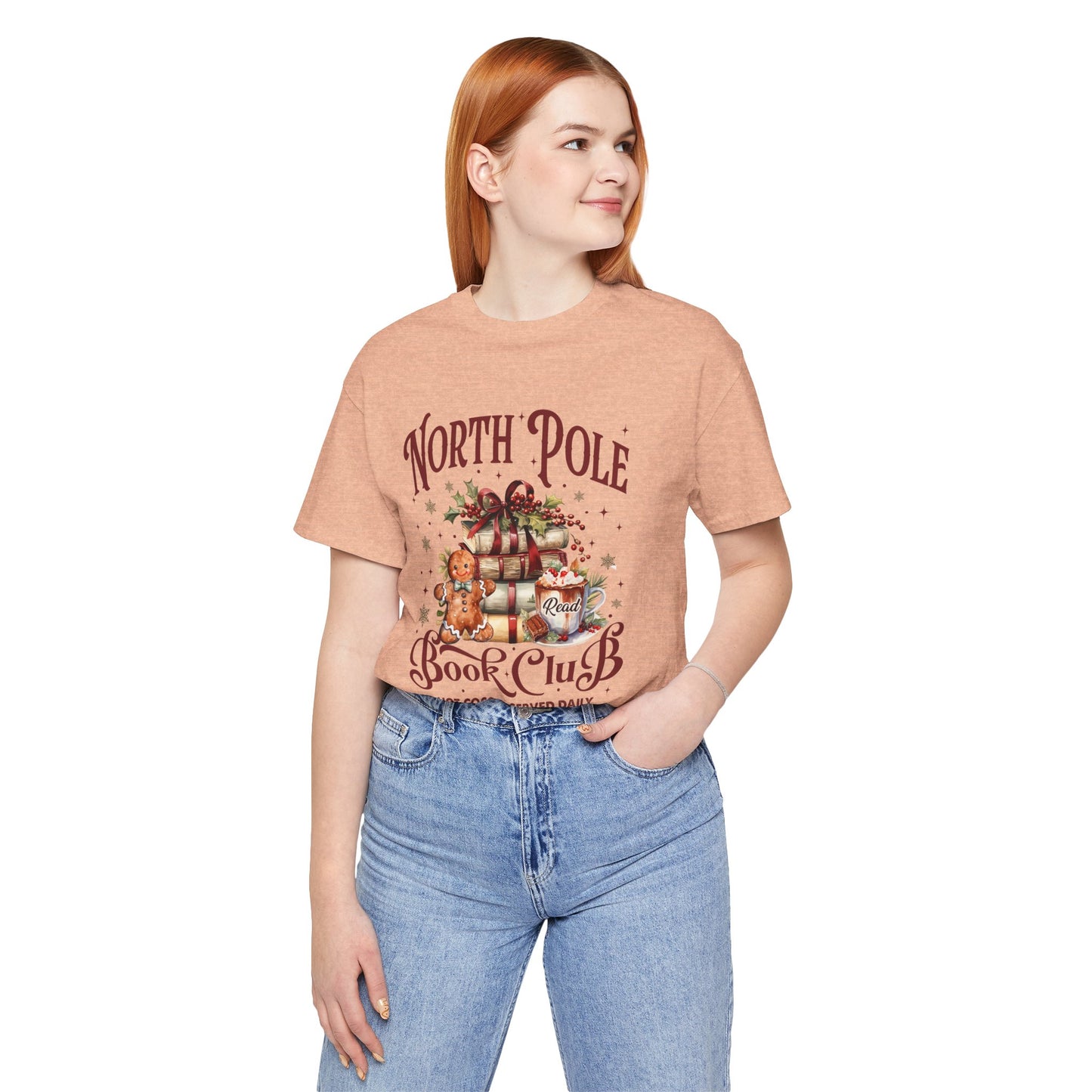 North Pole Book Club Unisex Jersey Short Sleeve Tee - sizes S - 3X