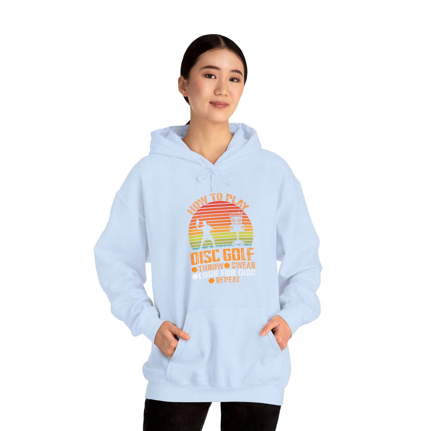 How to Disc Golf Unisex Heavy Blend™ Hooded Sweatshirt - S - 3X