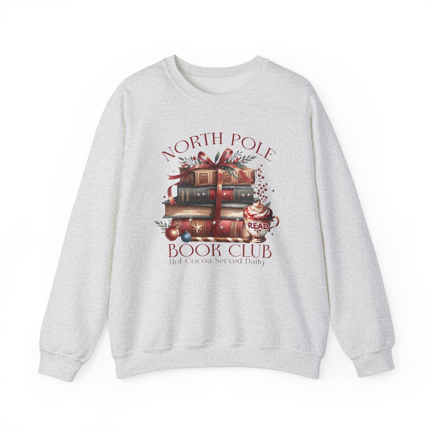 North Pole Book Club Unisex Heavy Blend™ Crewneck Sweatshirt - sizes S - 3X