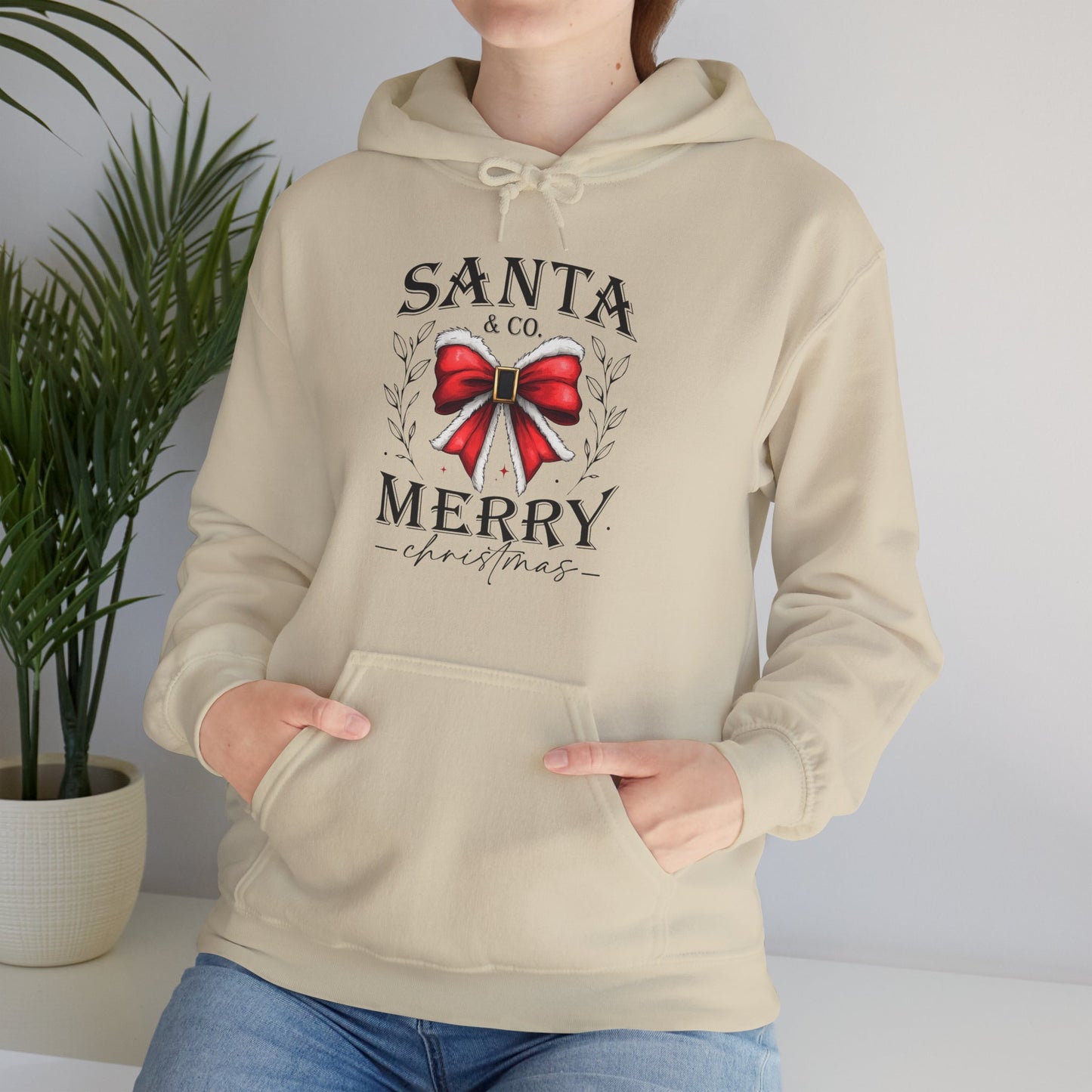 Santa and Co Merry Christmas Unisex Heavy Blend™ Hooded Sweatshirt - sizes S - 3X