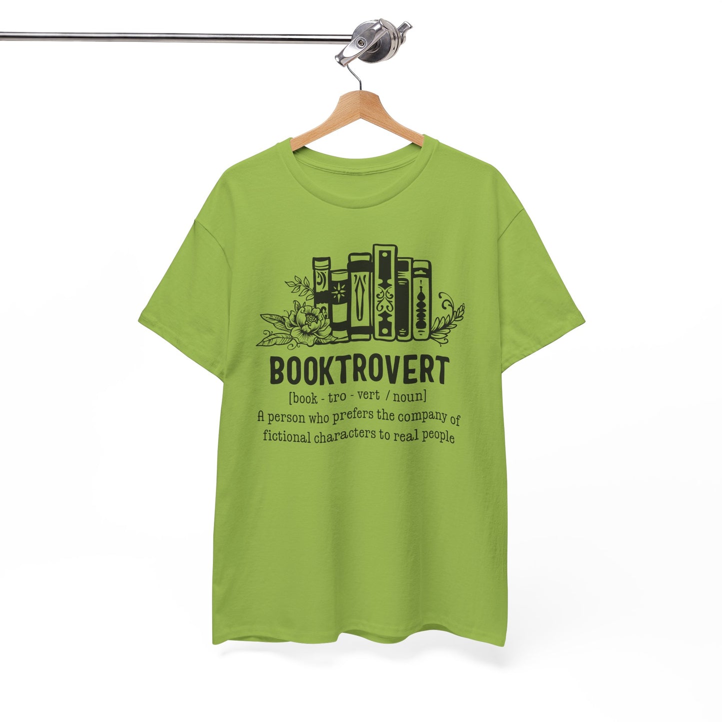 Booktrovert Definition Unisex Heavy Cotton Tee