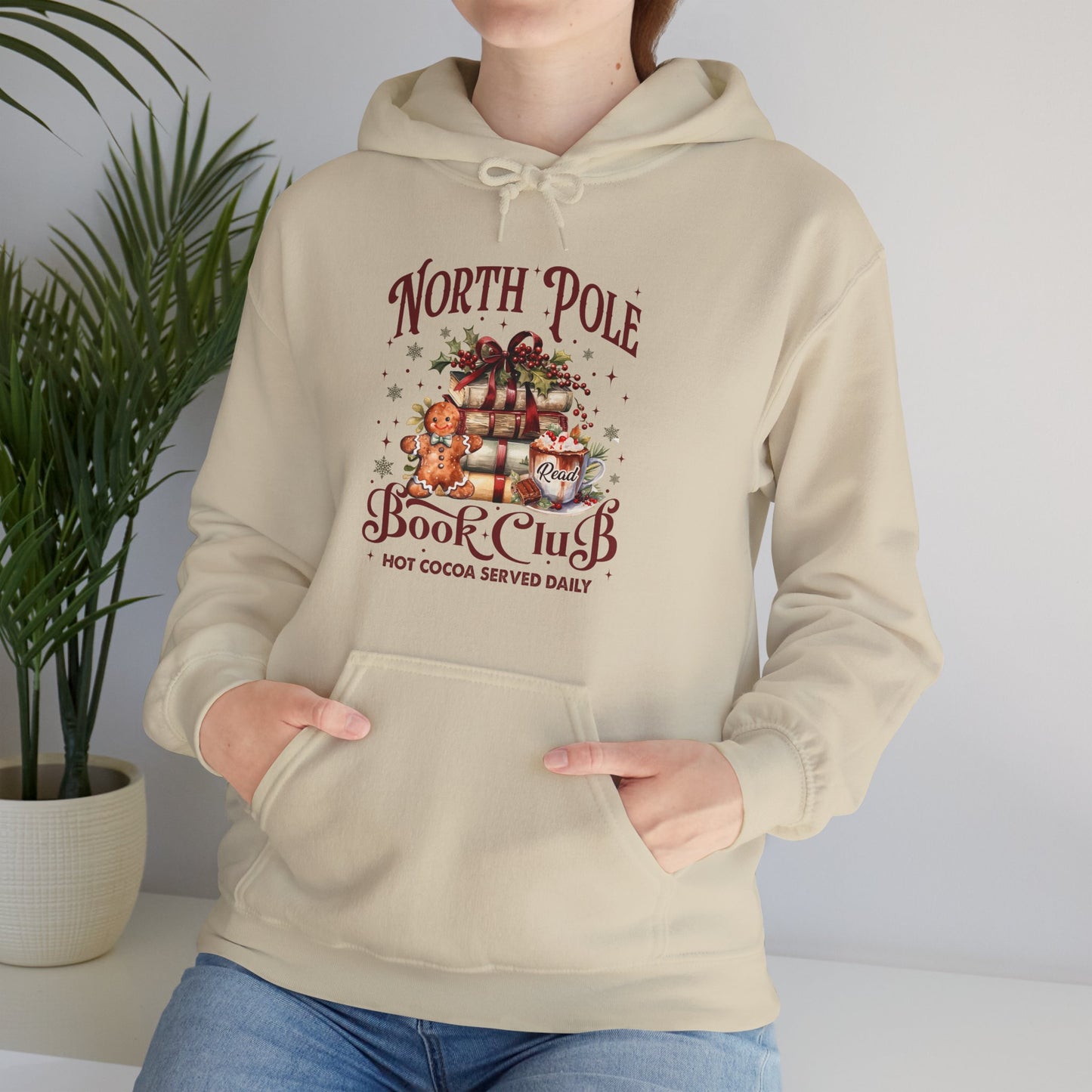 North Pole Book Club Unisex Heavy Blend™ Hooded Sweatshirt -sizes S - 3X