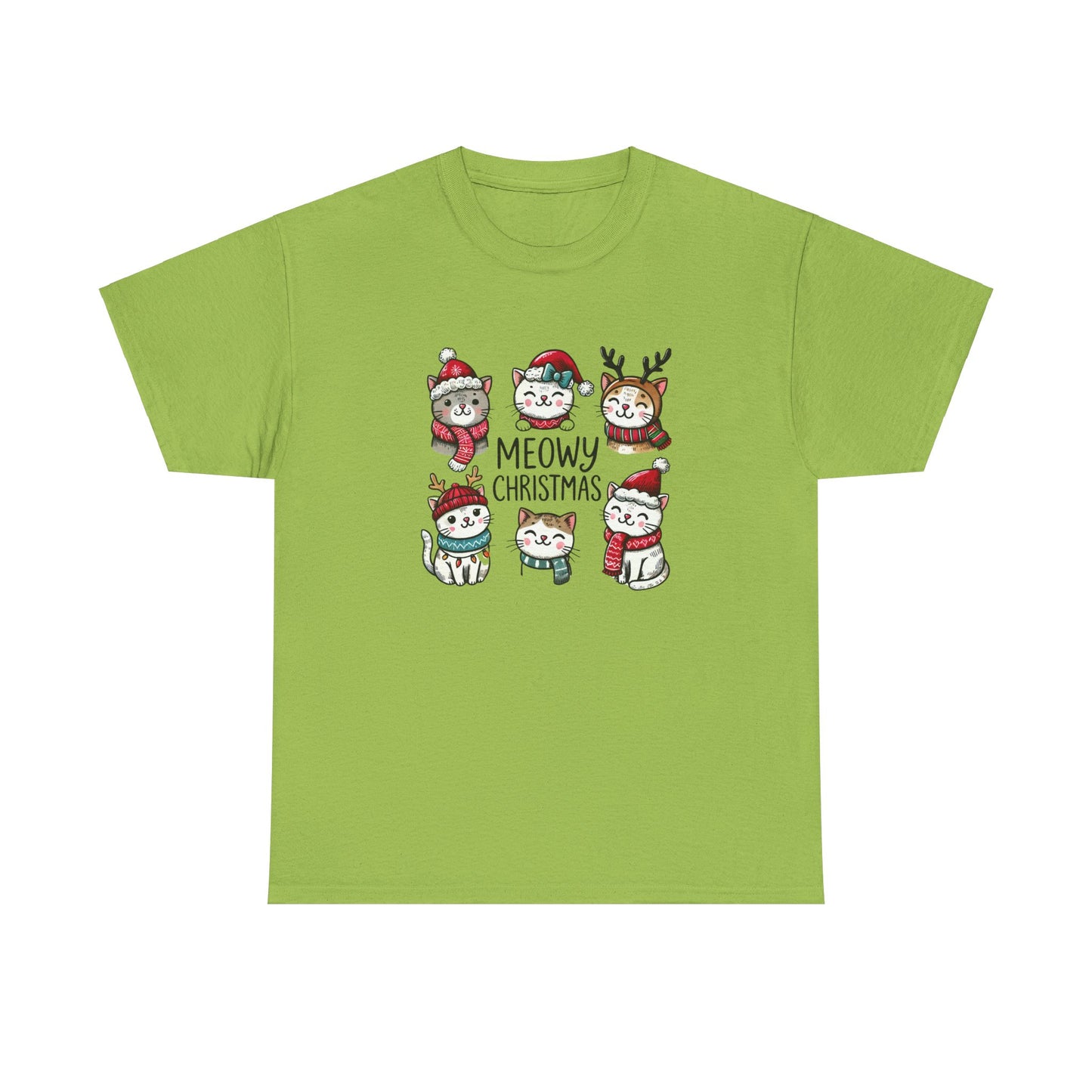 Meowy Christmas Unisex T-shirt - sizes S - 5X