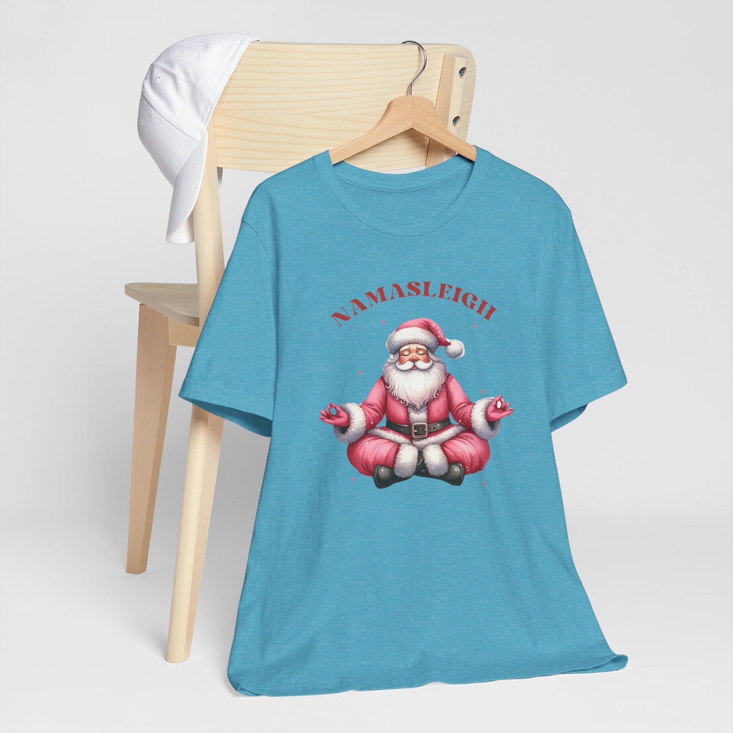 Namasleigh Santa  Unisex Jersey Short Sleeve Tee - size S - 3X