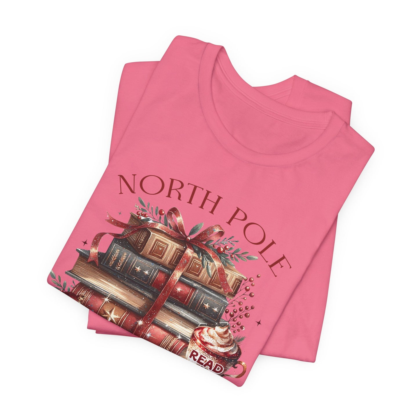 North Pole Book Club Unisex Jersey T-shirt - sizes S - 3X