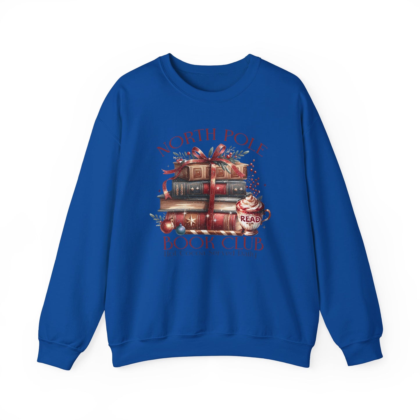 North Pole Book Club Unisex Heavy Blend™ Crewneck Sweatshirt - sizes S - 3X