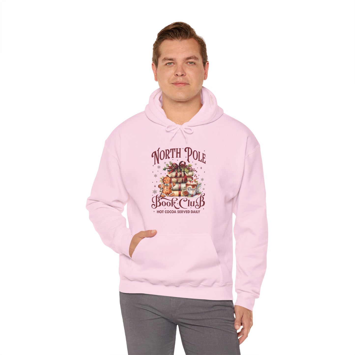 North Pole Book Club Unisex Heavy Blend™ Hooded Sweatshirt -sizes S - 3X