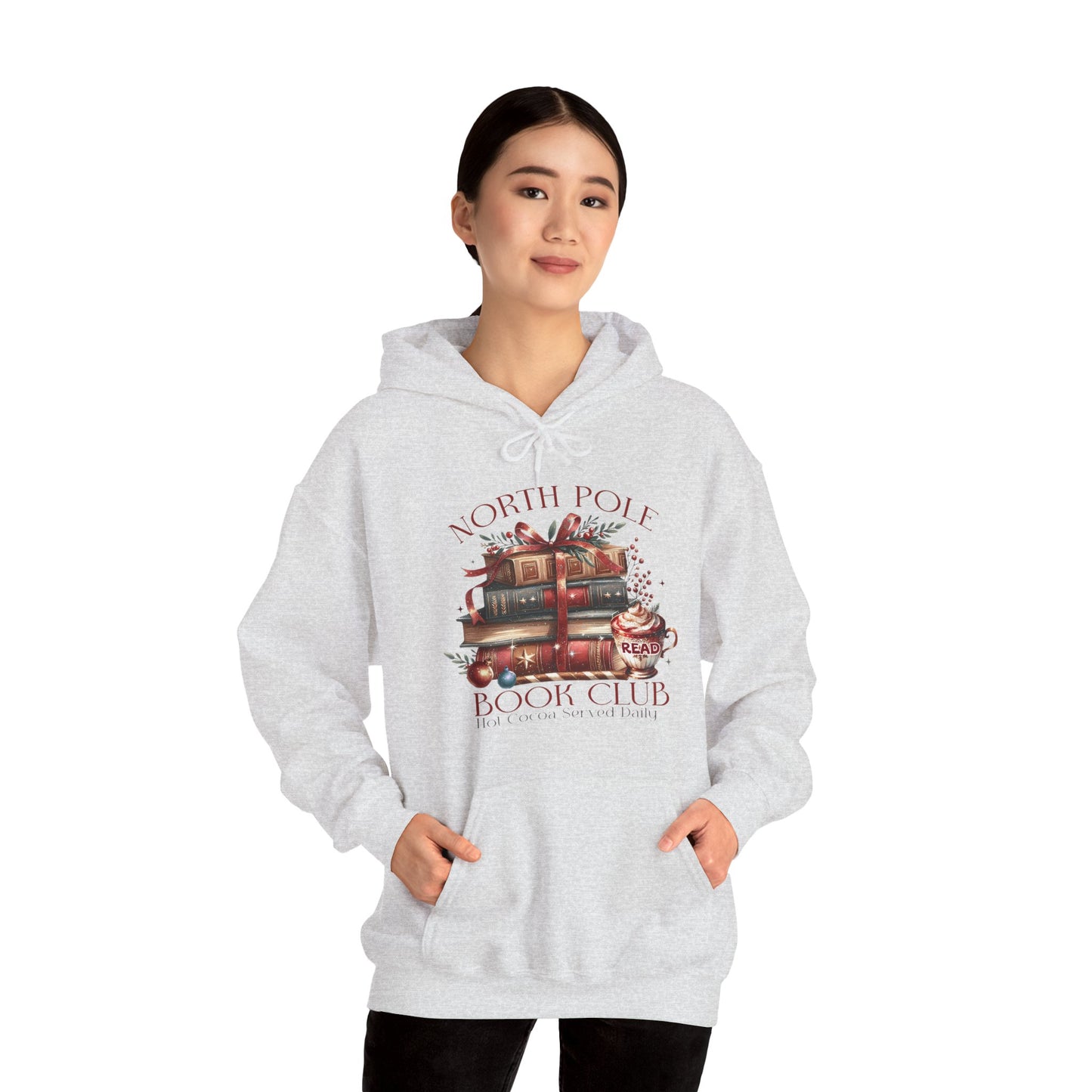 North Pole Book Club Unisex Heavy Blend™ Hooded Sweatshirt - size S - 3X