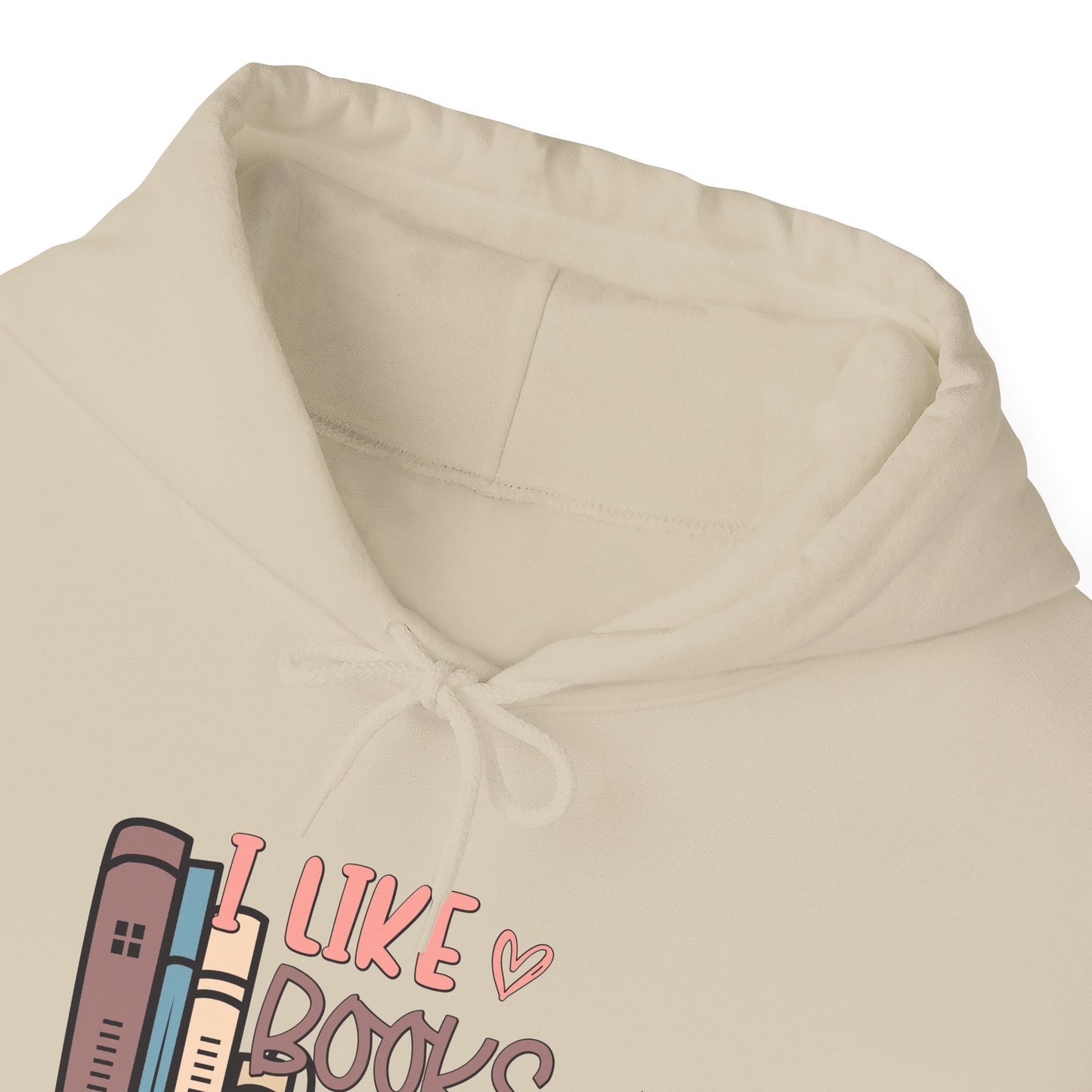 I like books more than people Unisex Heavy Blend™ Hooded Sweatshirt - sizes S - 3X