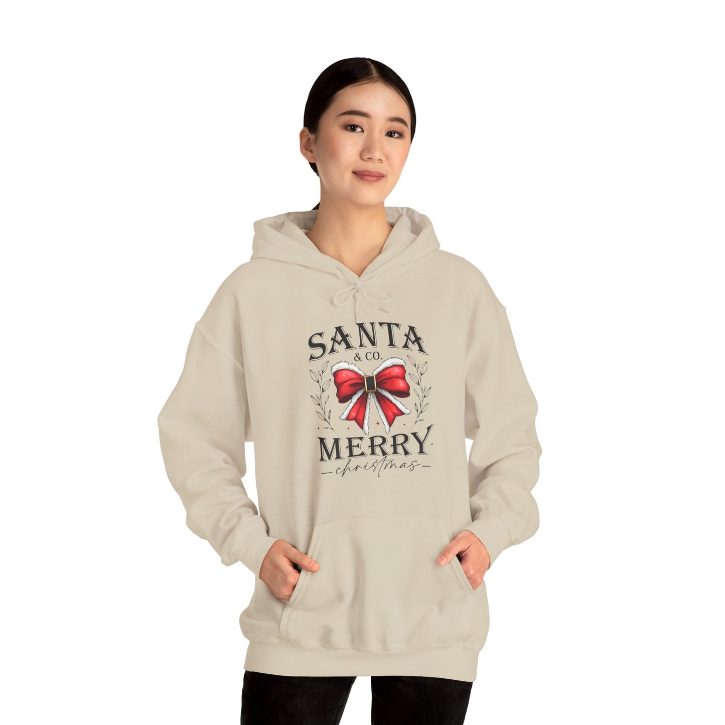 Santa and Co Merry Christmas Unisex Heavy Blend™ Hooded Sweatshirt - sizes S - 3X