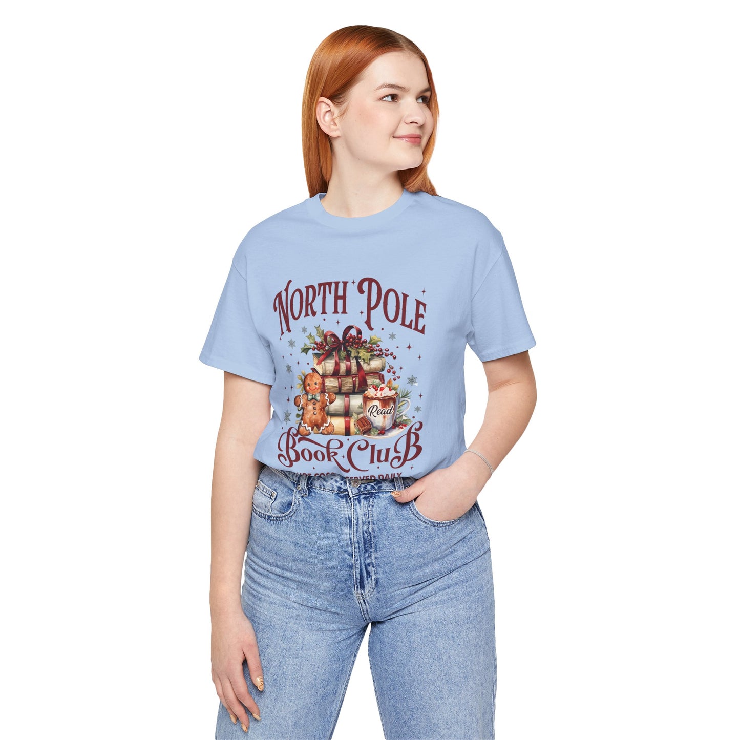 North Pole Book Club Unisex Jersey Short Sleeve Tee - sizes S - 3X