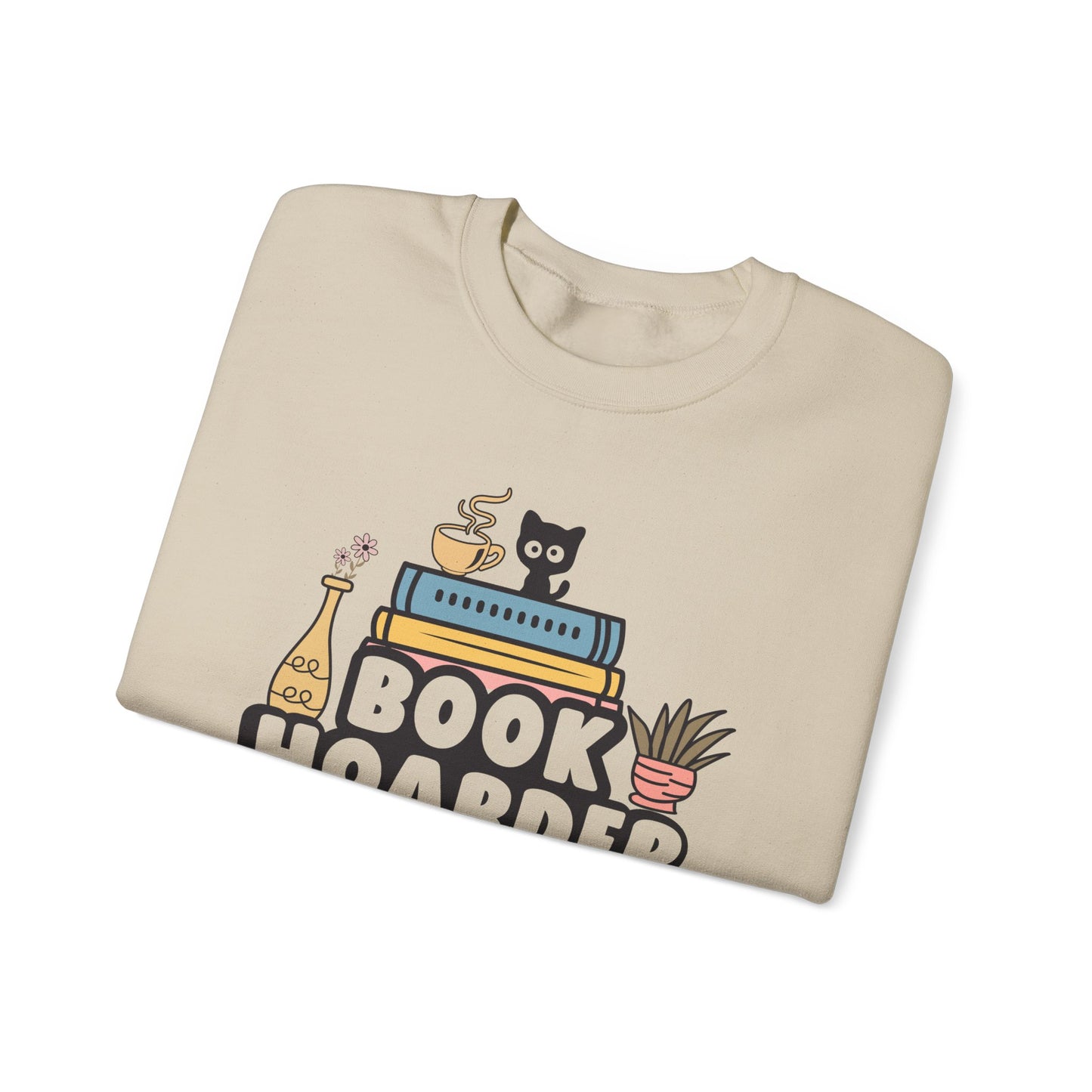 Book Hoarder Unisex Heavy Blend Sweatshirt - size S - 3X