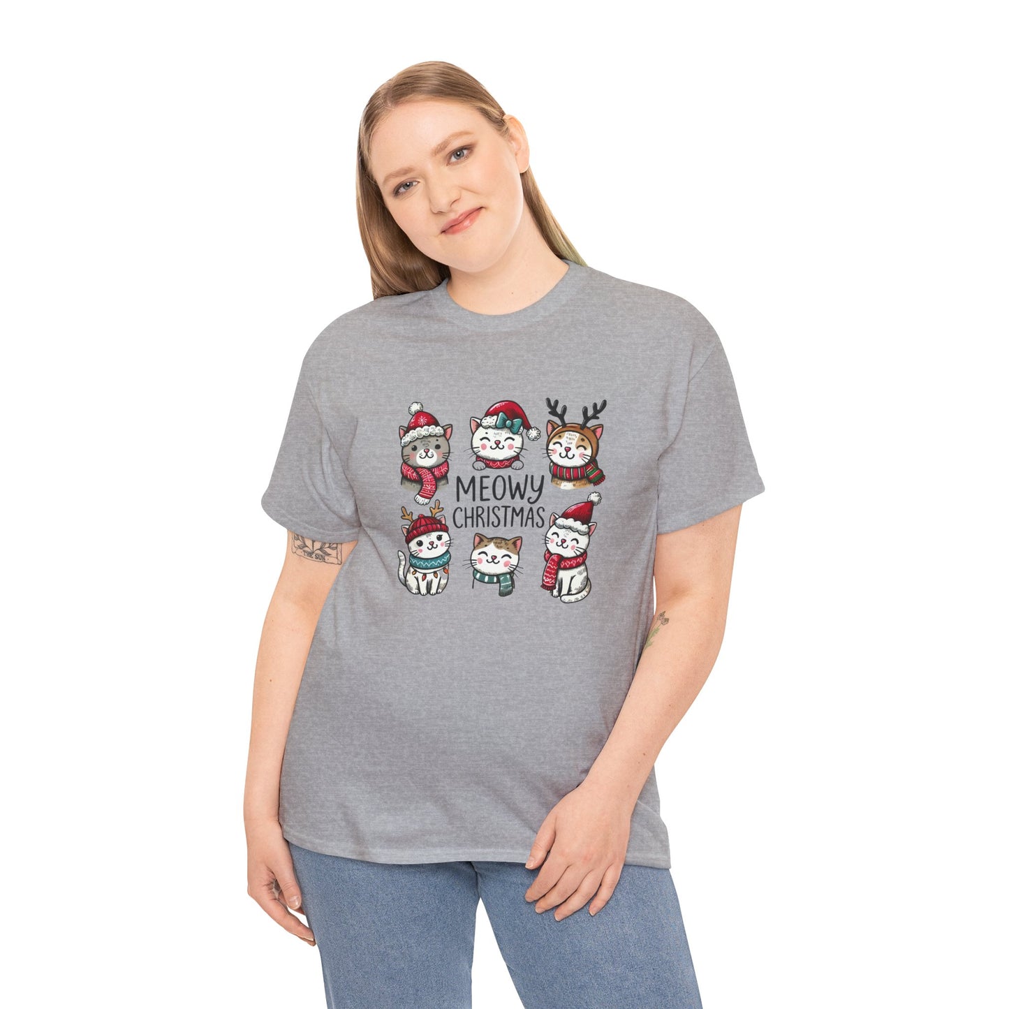 Meowy Christmas Unisex T-shirt - sizes S - 5X