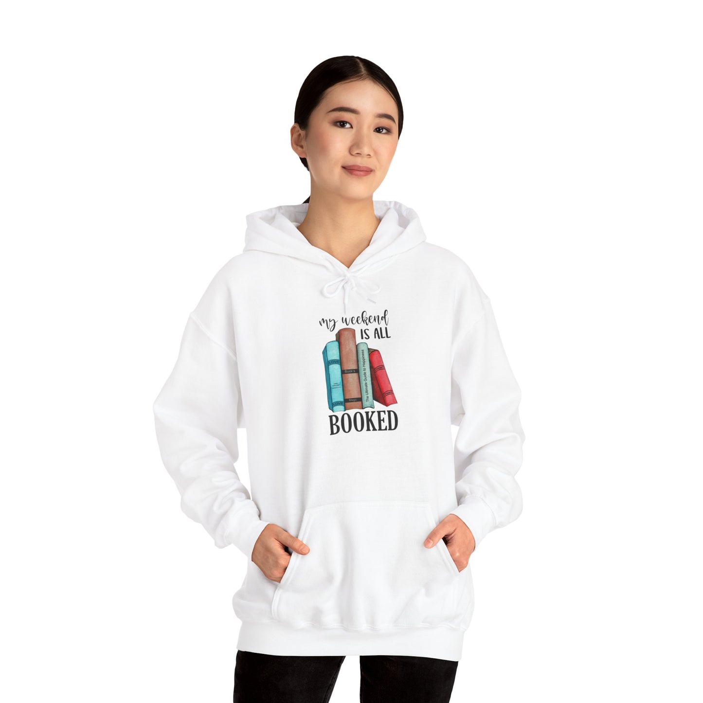 My Weekend is all Booked Unisex Heavy Blend™ Hooded Sweatshirt