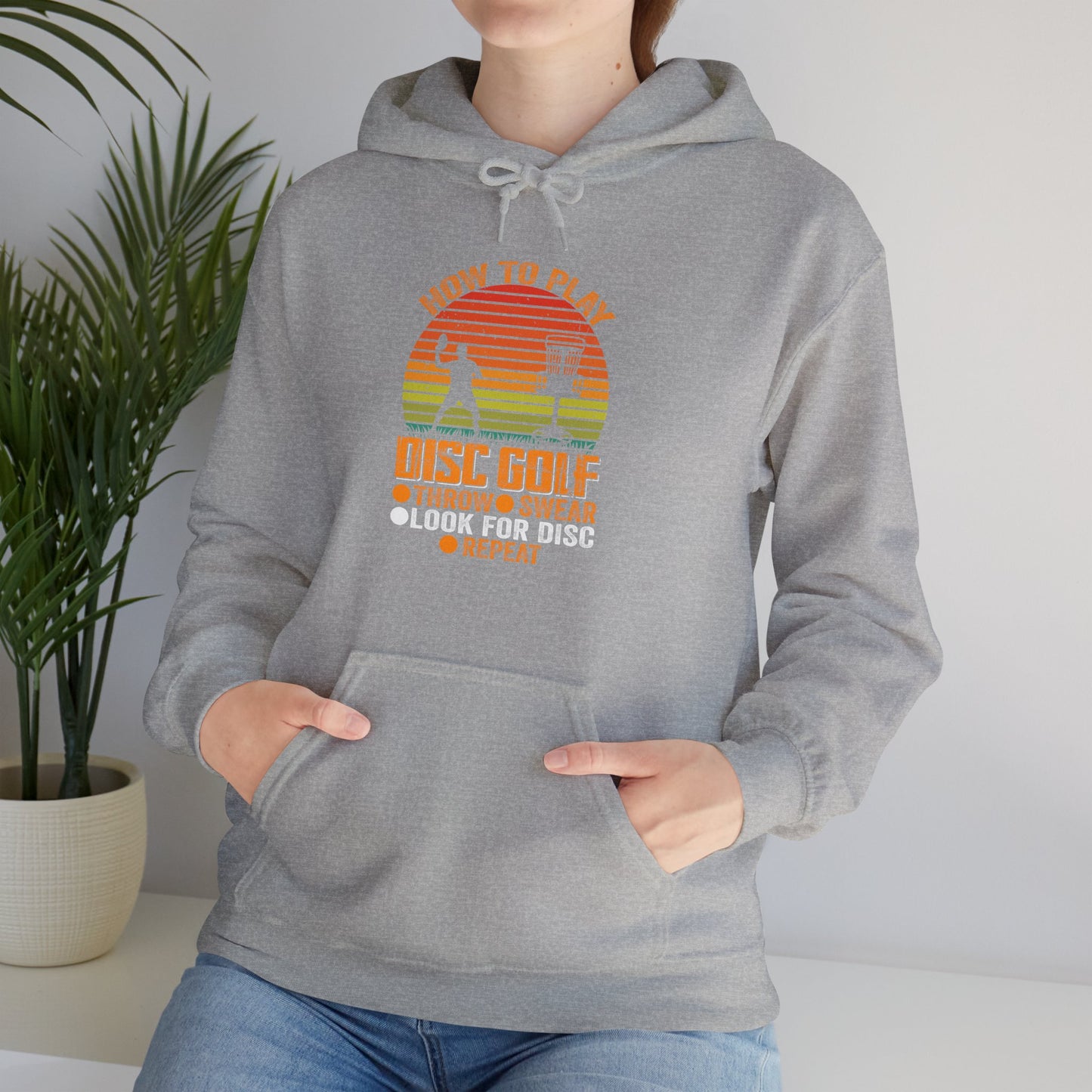 Disc Golfer Unisex Heavy Blend Hoodie - Size S - 5X