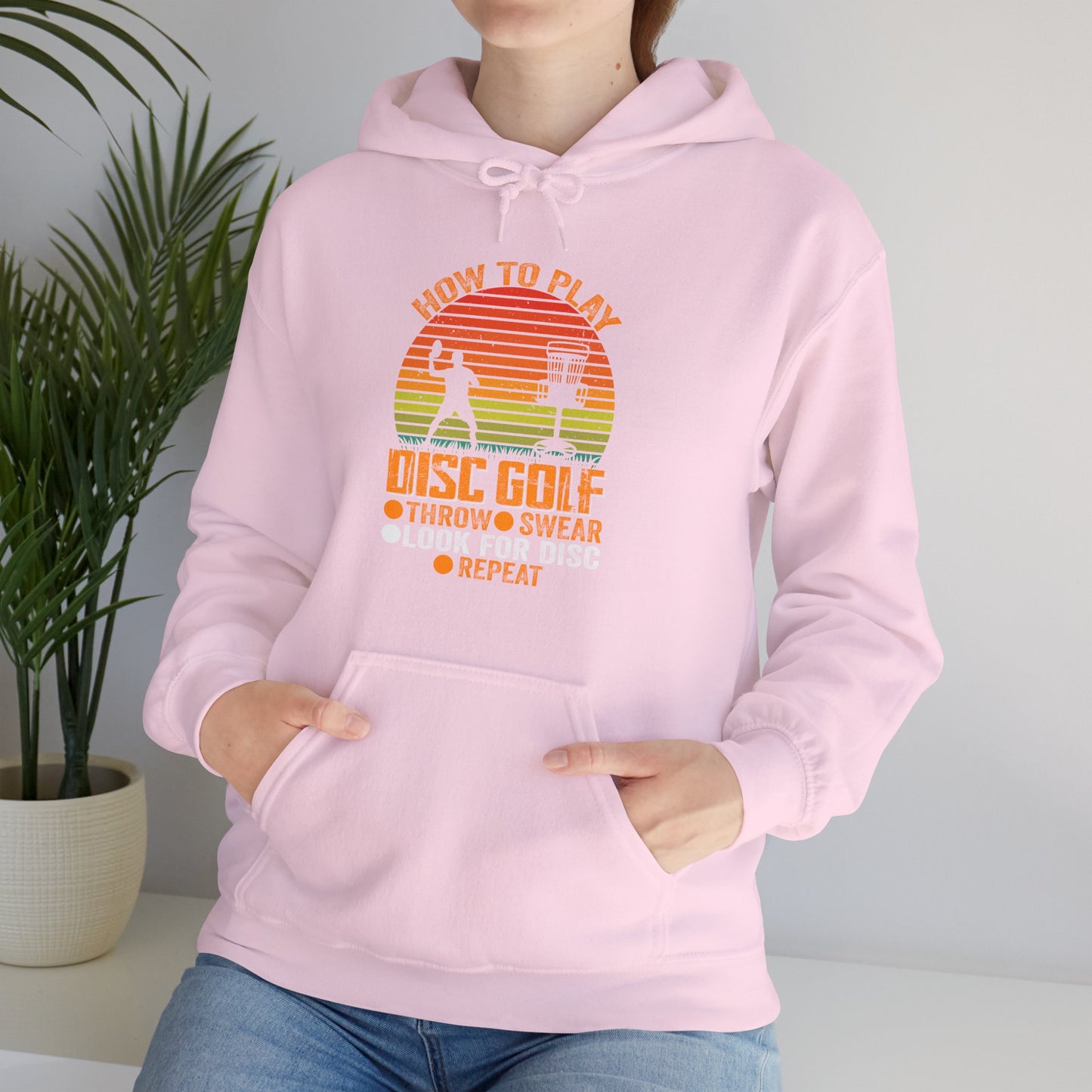 How to Disc Golf Unisex Heavy Blend™ Hooded Sweatshirt - S - 3X