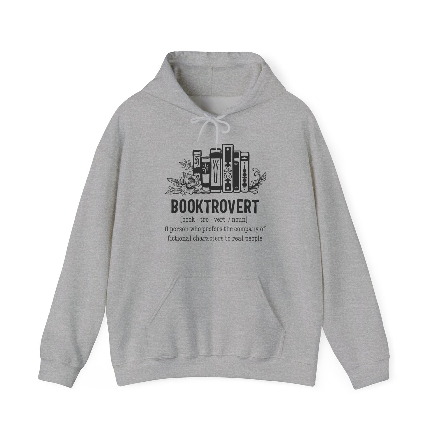 Bookrovert Definition Unisex Heavy Blend Hoodie - Funny Book Lover Gift