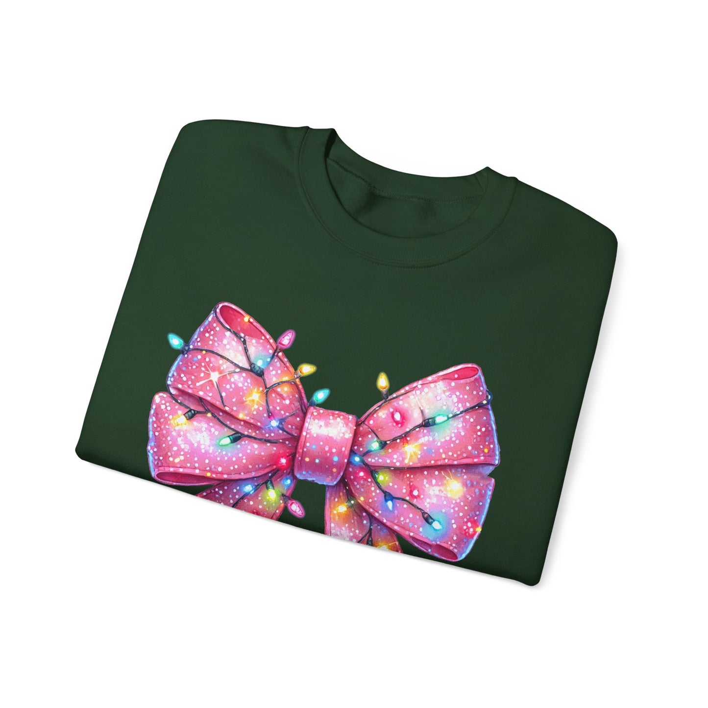 Christmas Bow Unisex Heavy Blend Crewneck Sweatshirt - sizes S - 5X