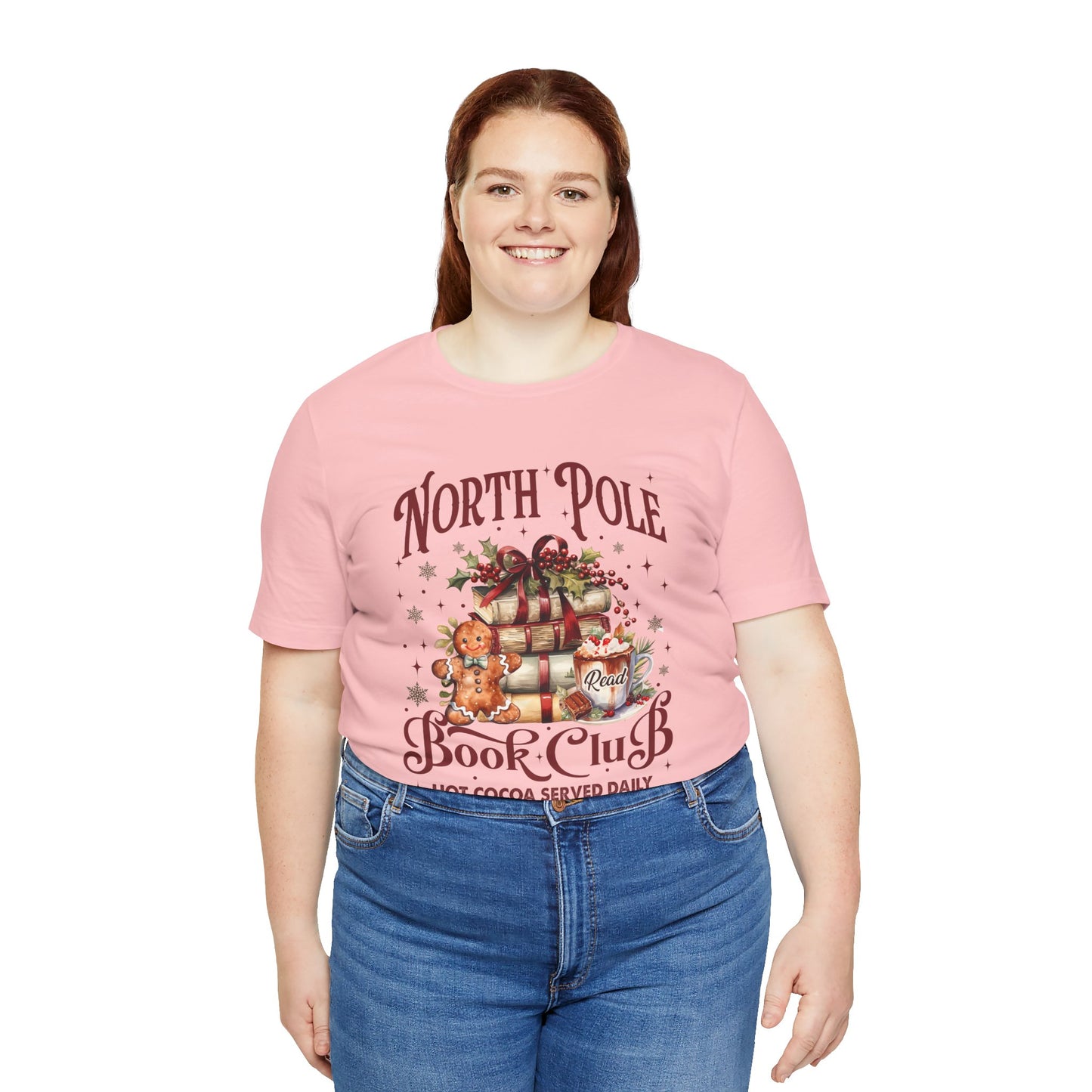 North Pole Book Club Unisex Jersey Short Sleeve Tee - sizes S - 3X