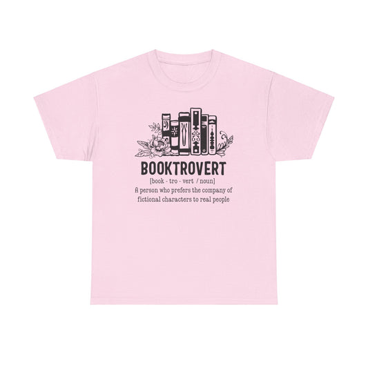 Booktrovert Definition Unisex Heavy Cotton Tee