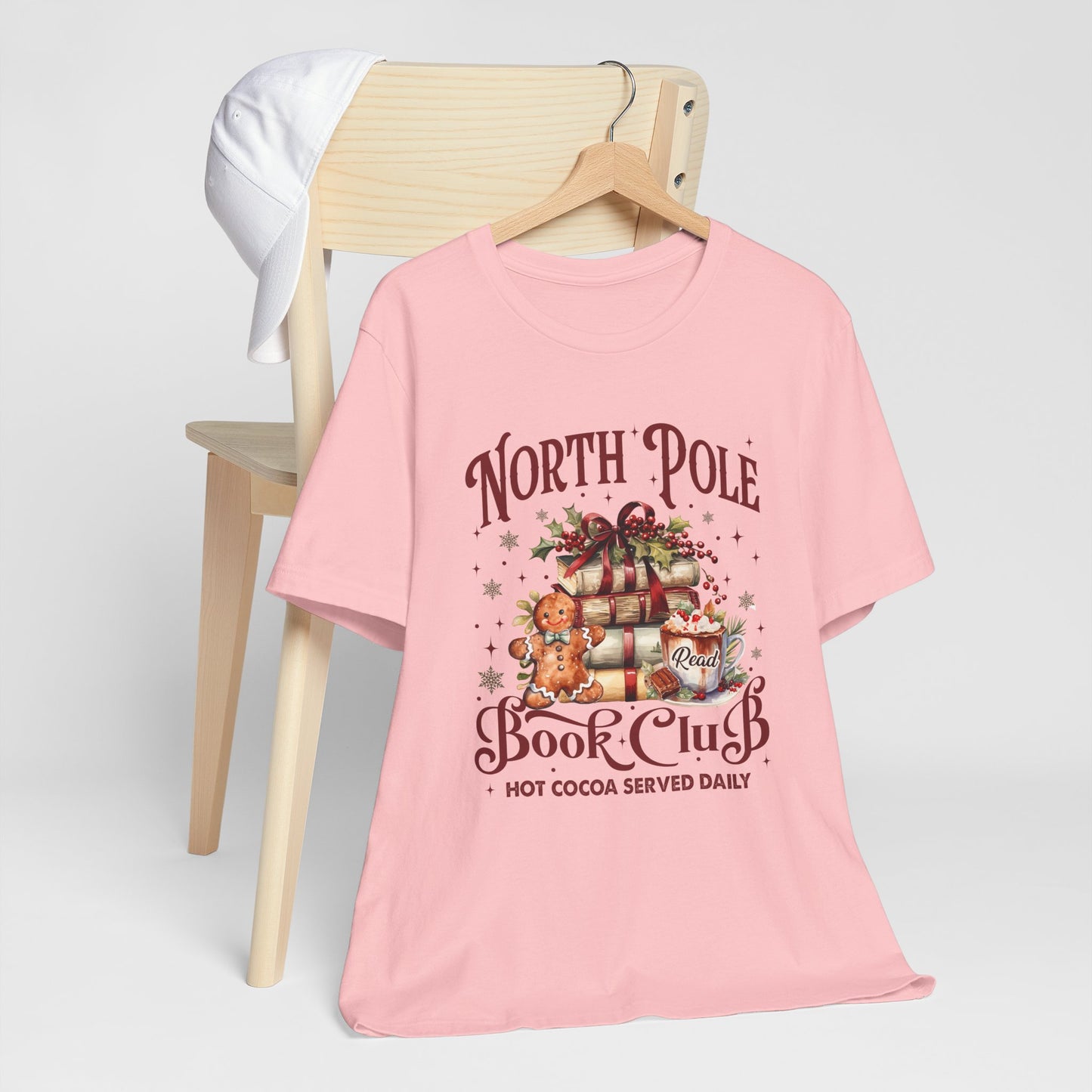 North Pole Book Club Unisex Jersey Short Sleeve Tee - sizes S - 3X