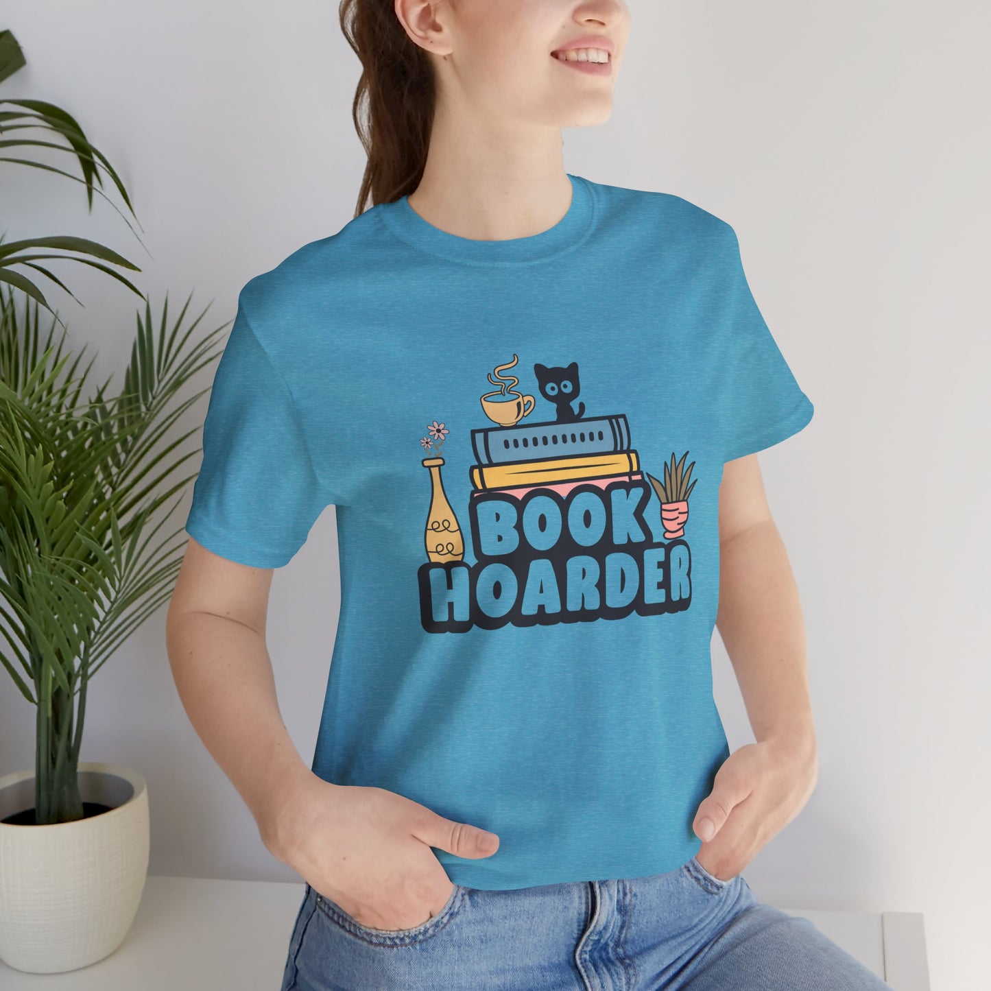 Book Hoarder Unisex Short Sleeve Tee - Sizes S - 3X