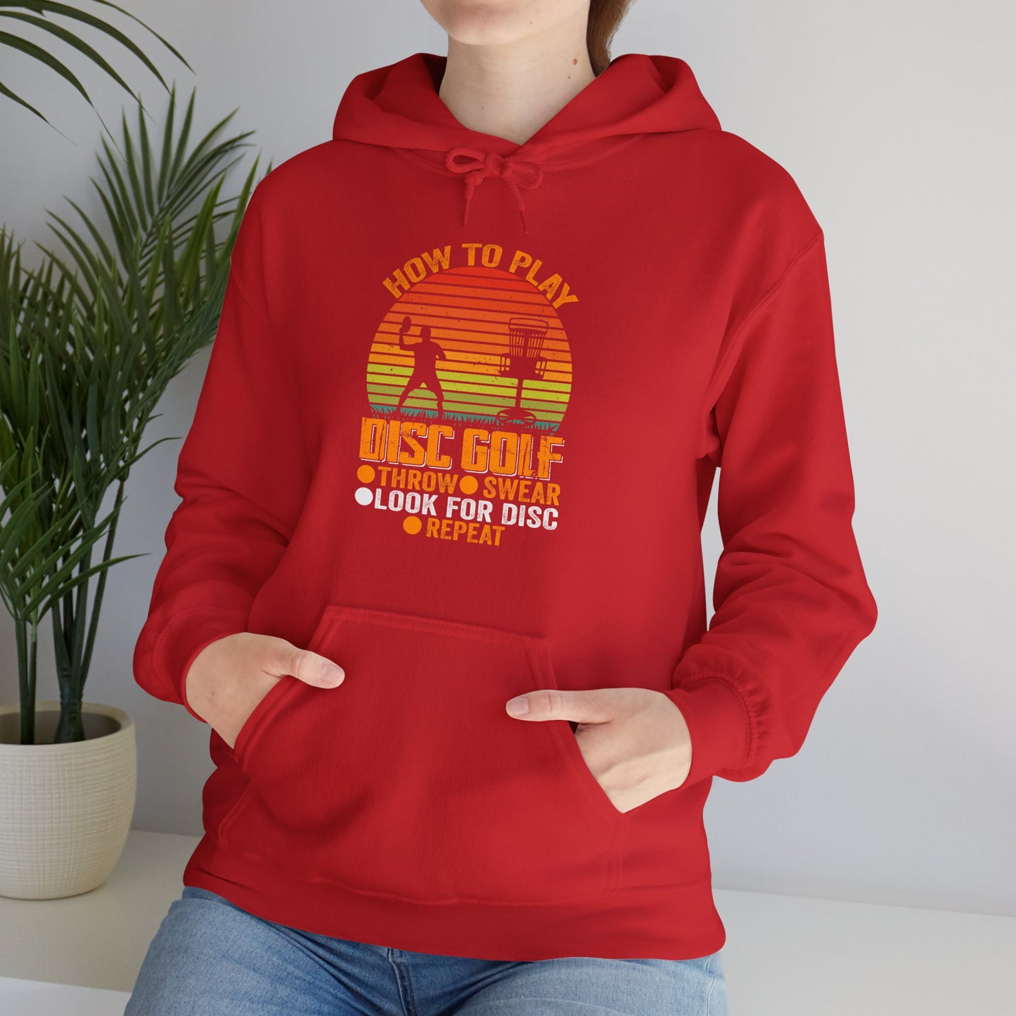 How to Disc Golf Unisex Heavy Blend™ Hooded Sweatshirt - S - 3X