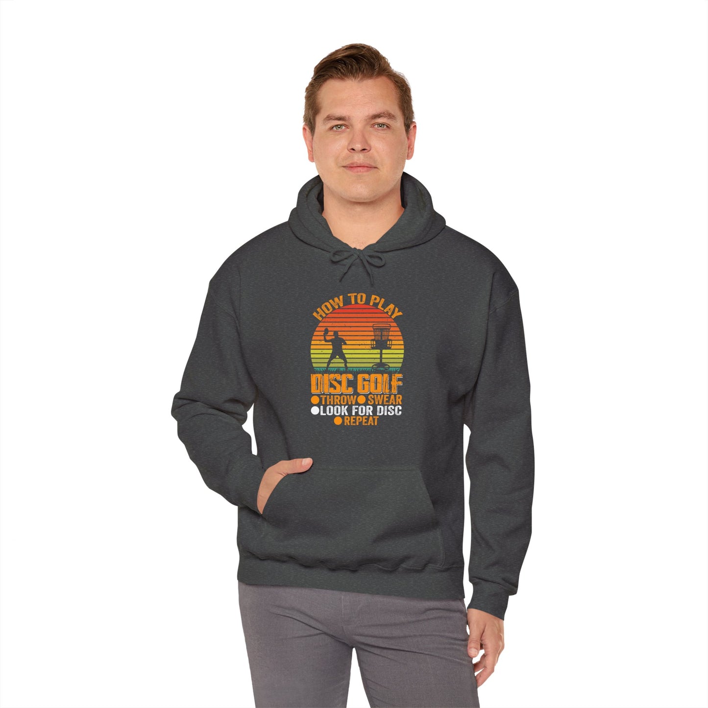 How to Disc Golf Unisex Heavy Blend™ Hooded Sweatshirt - S - 3X