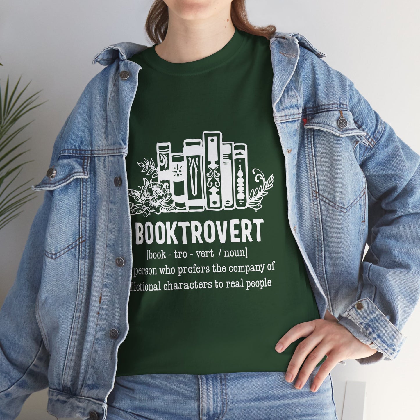 Booktrovert Definition Unisex Heavy Cotton Tee