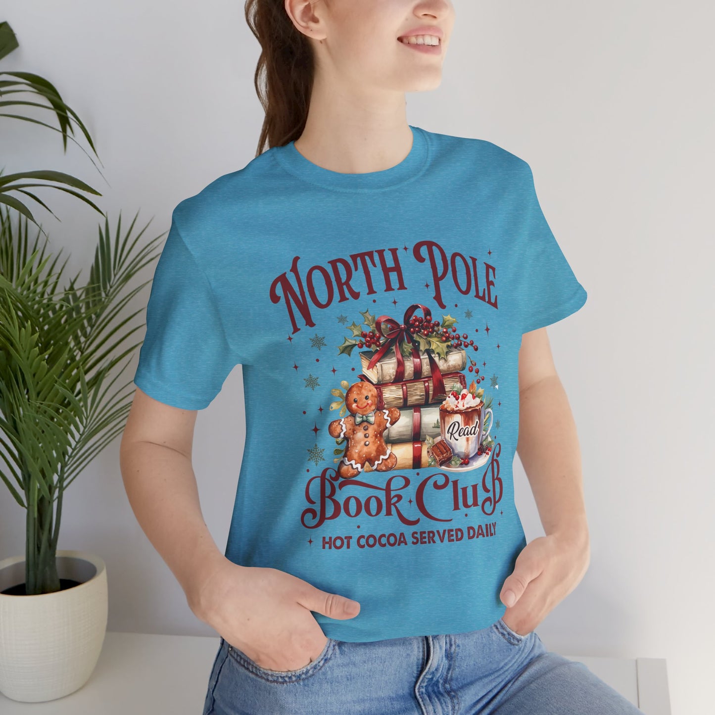 North Pole Book Club Unisex Jersey Short Sleeve Tee - sizes S - 3X