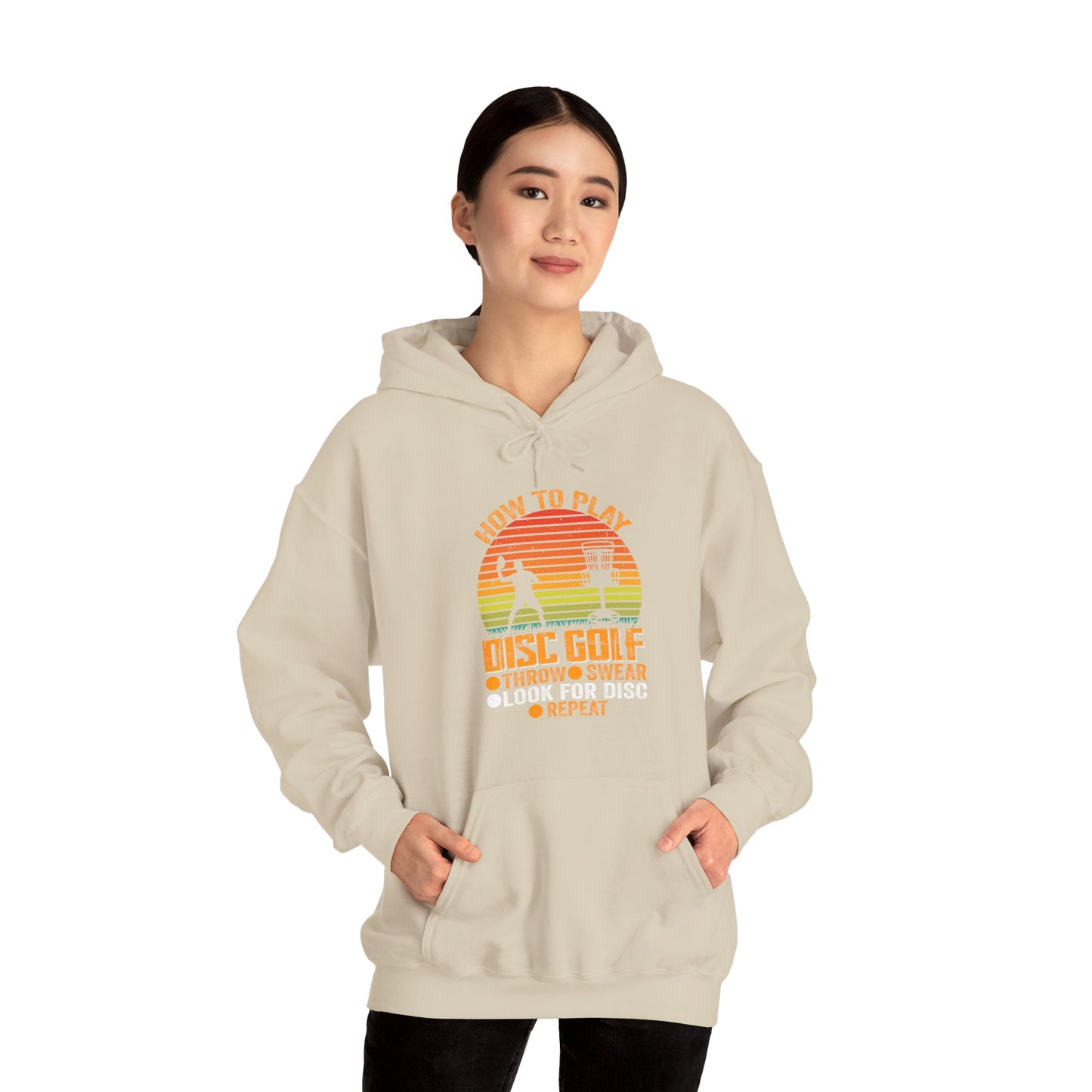 How to Disc Golf Unisex Heavy Blend™ Hooded Sweatshirt - S - 3X