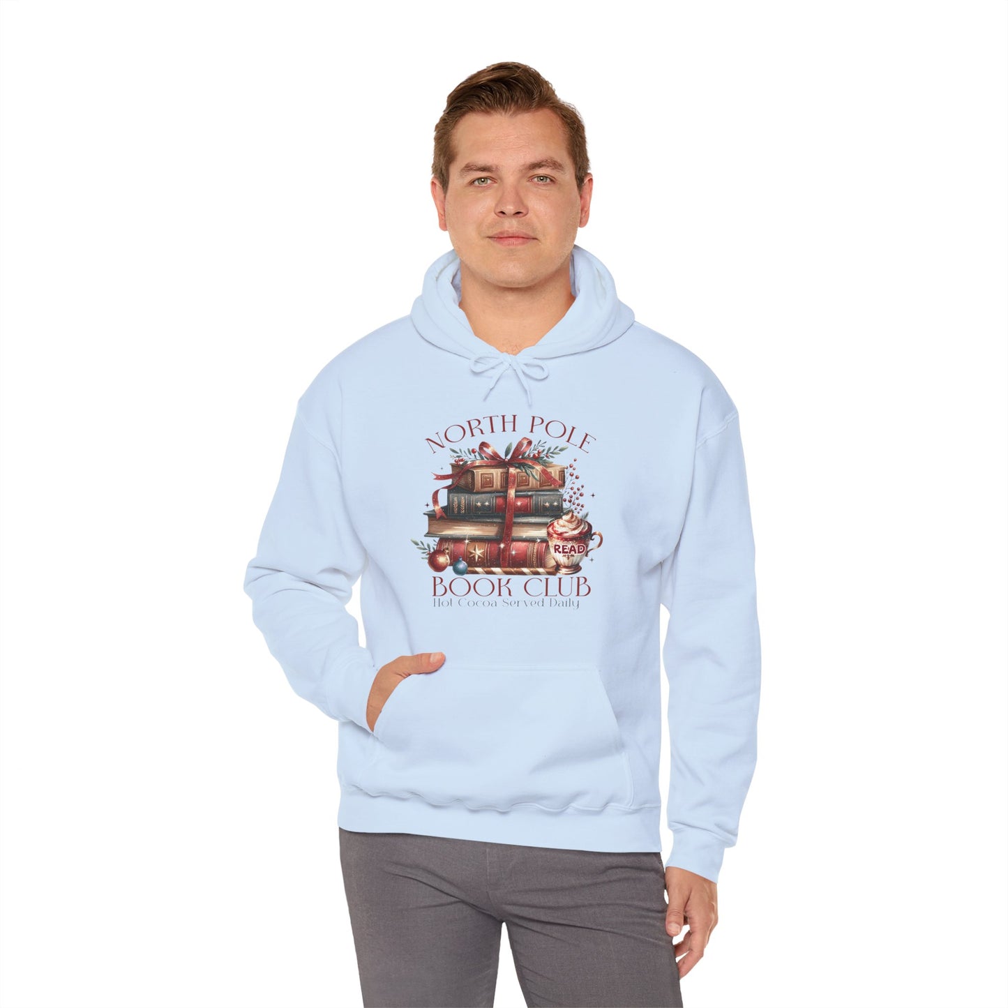 North Pole Book Club Unisex Heavy Blend™ Hooded Sweatshirt - size S - 3X