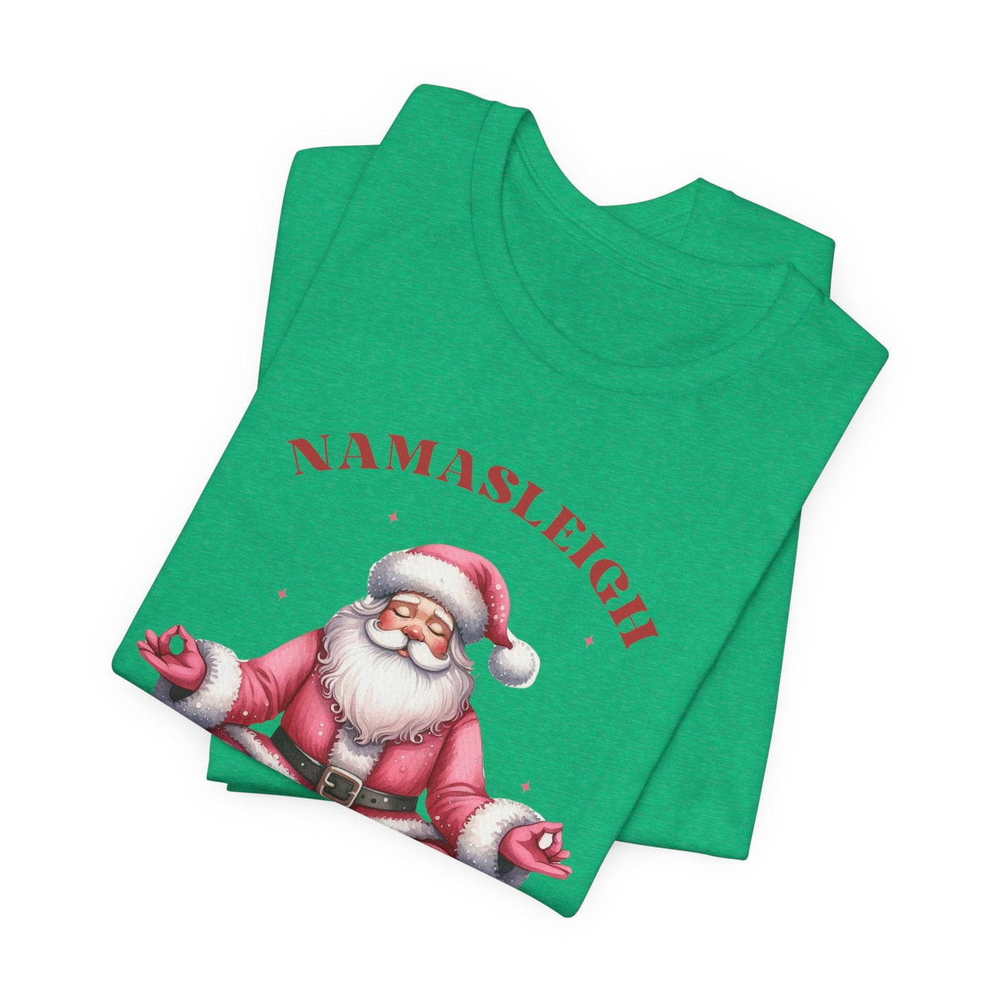 Namasleigh Santa  Unisex Jersey Short Sleeve Tee - size S - 3X