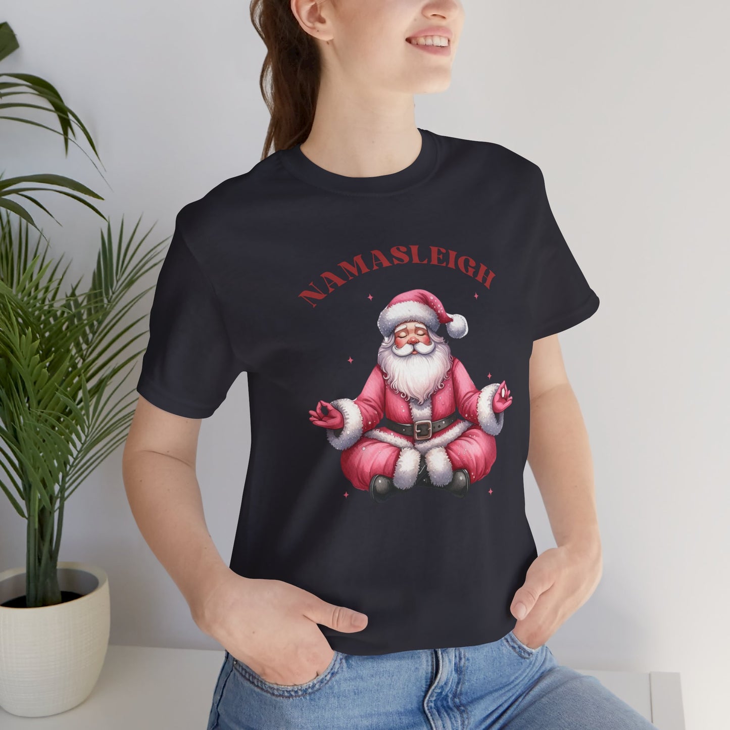 Namasleigh Santa Unisex Jersey Short Sleeve Tee - sizes S - 3X