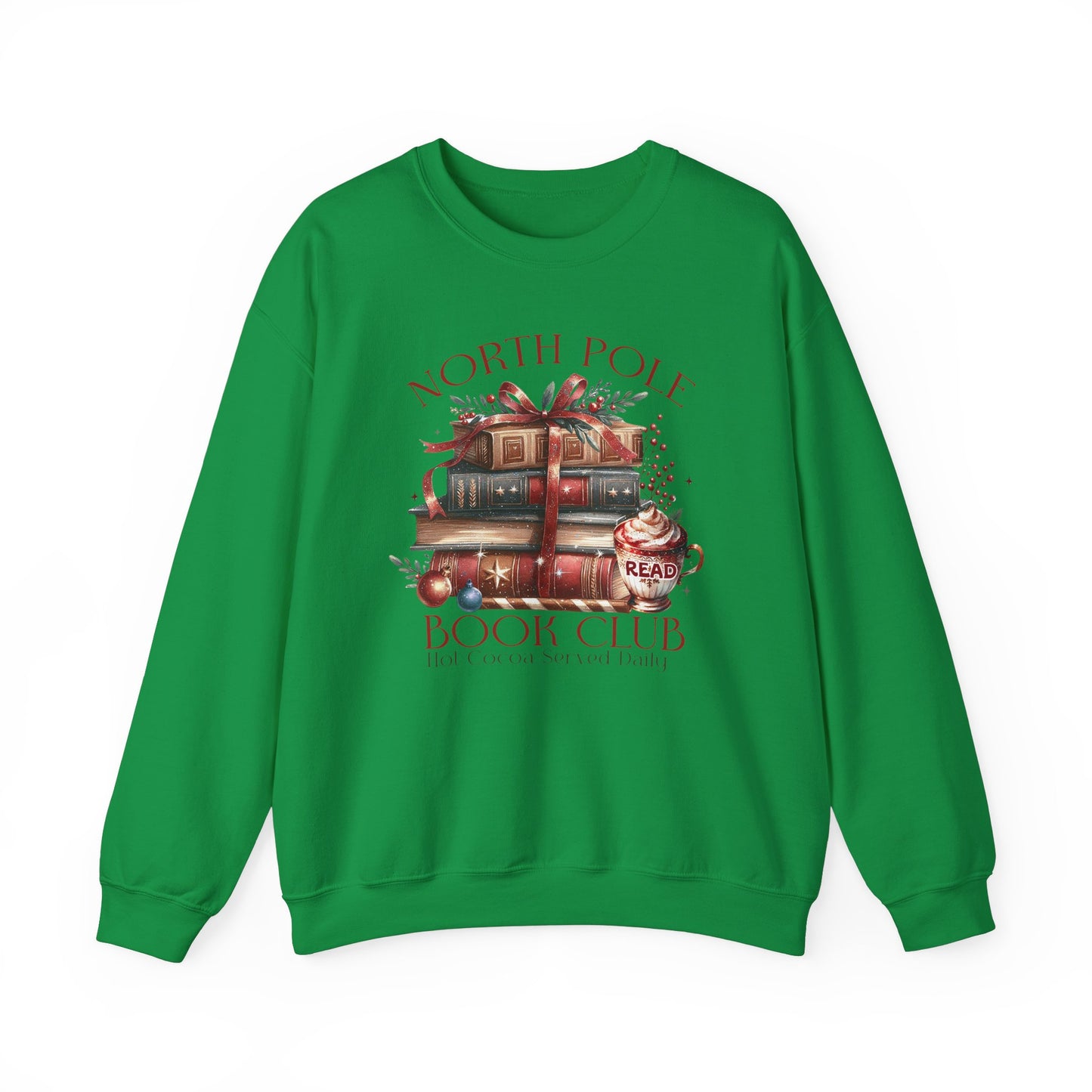 North Pole Book Club Unisex Heavy Blend™ Crewneck Sweatshirt - sizes S - 3X